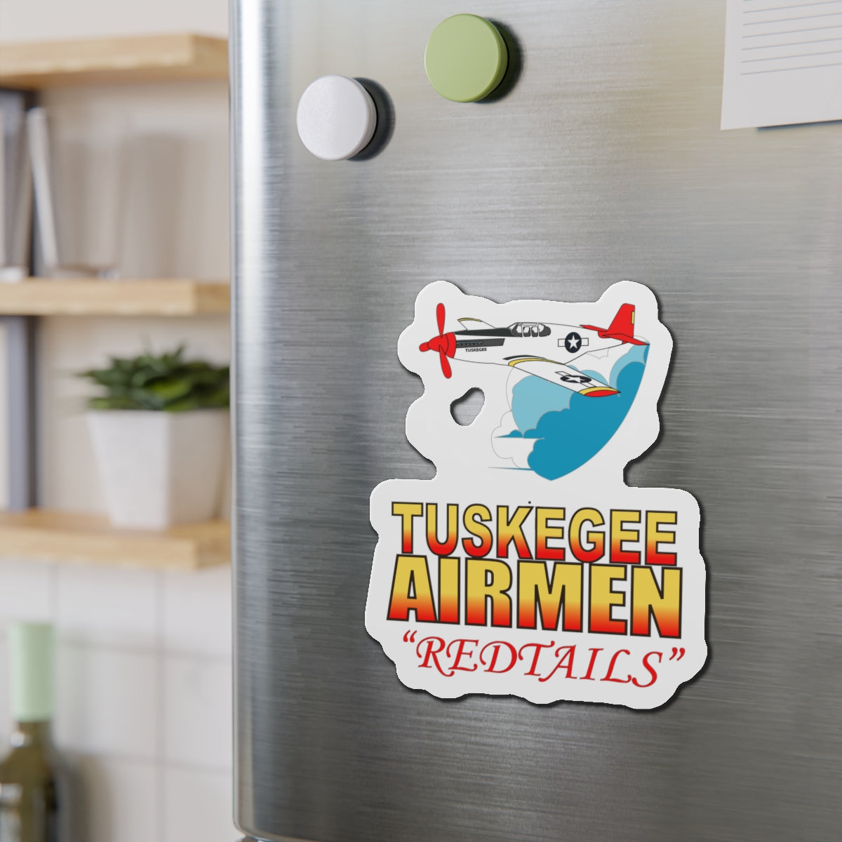 Die-Cut Magnets - Army Air Corp - Tuskegee Airmen - Redtails - AC - X 300