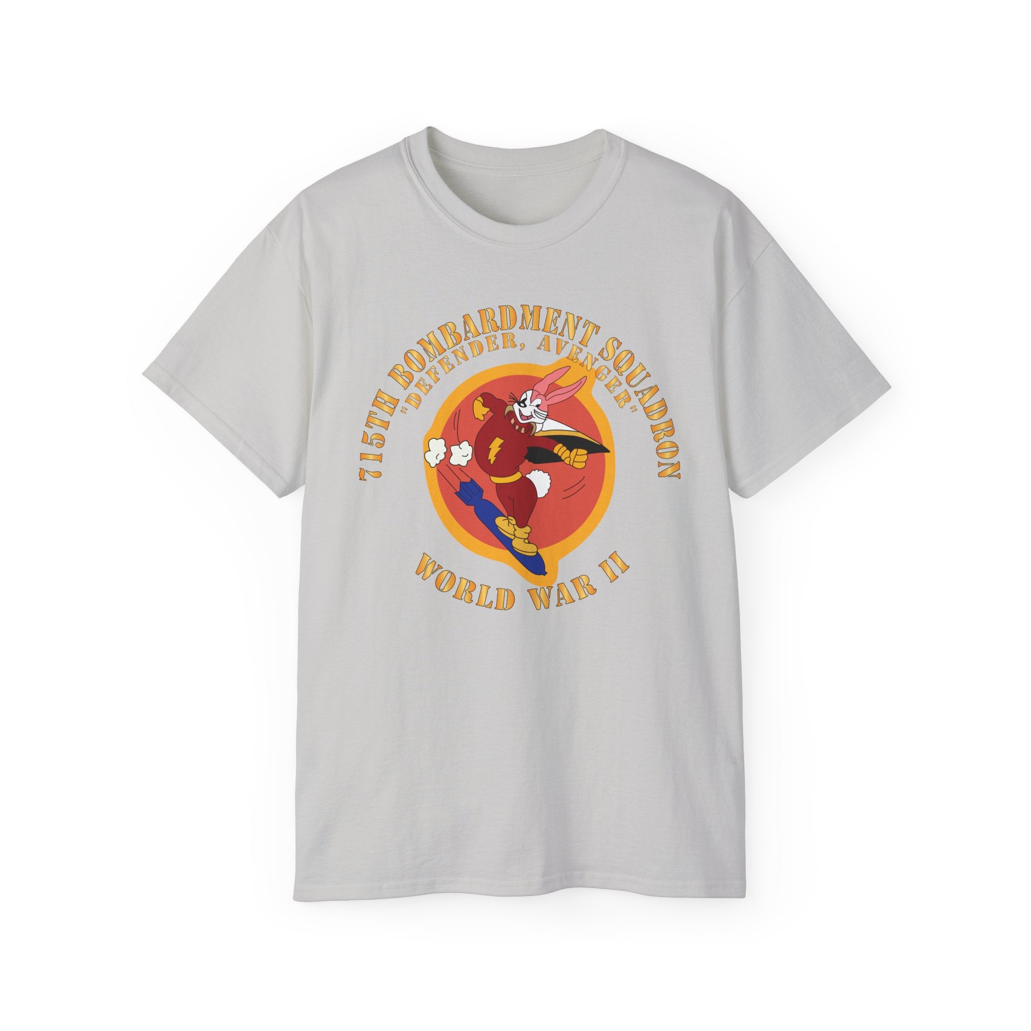 Unisex Ultra Cotton Tee - ACC - 715th  Bombardment Squadron - Defender, Avenger - World War II X 300