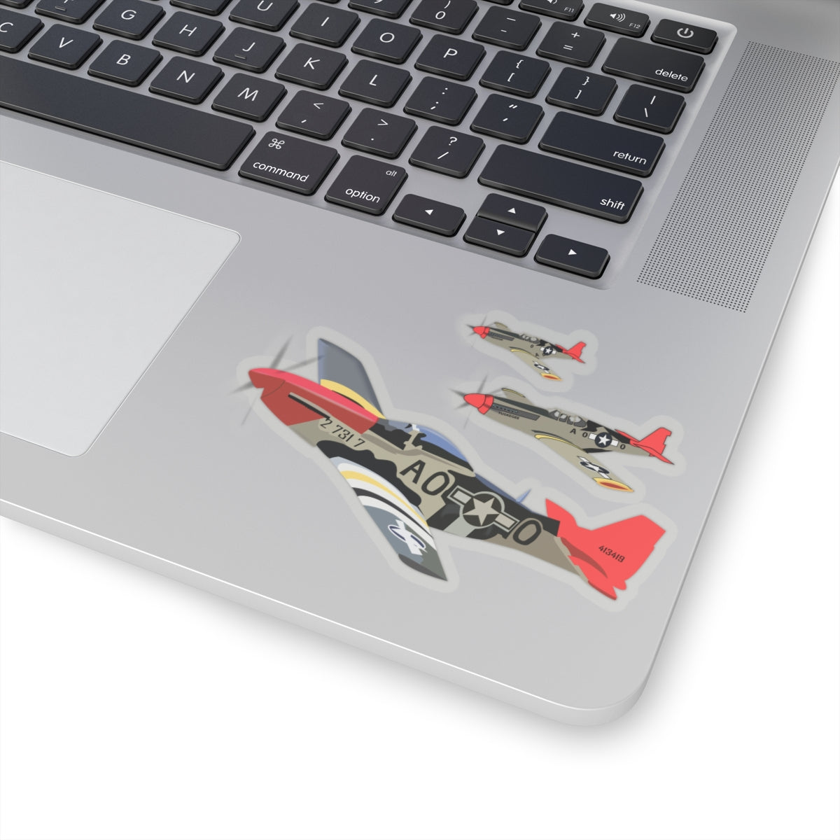 Kiss-Cut Stickers - Army - AAC - 332nd Fighter Group - 12th AF - Red Tails wo Txt