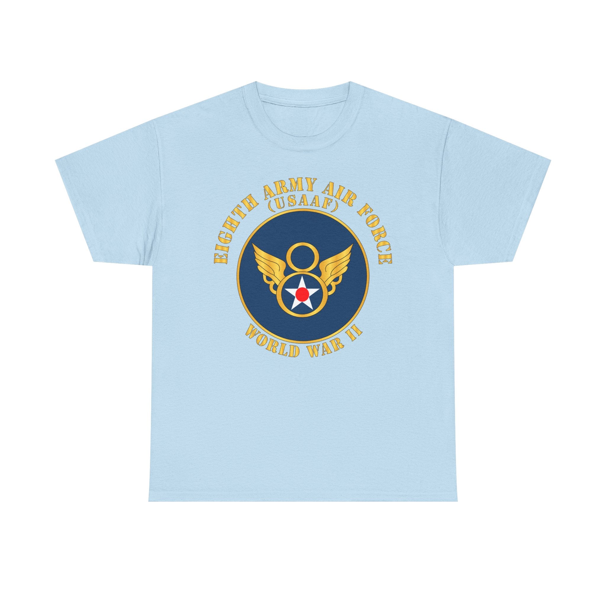 Unisex Heavy Cotton Tee - Eighth Air Force, Army Air Corps, WWII