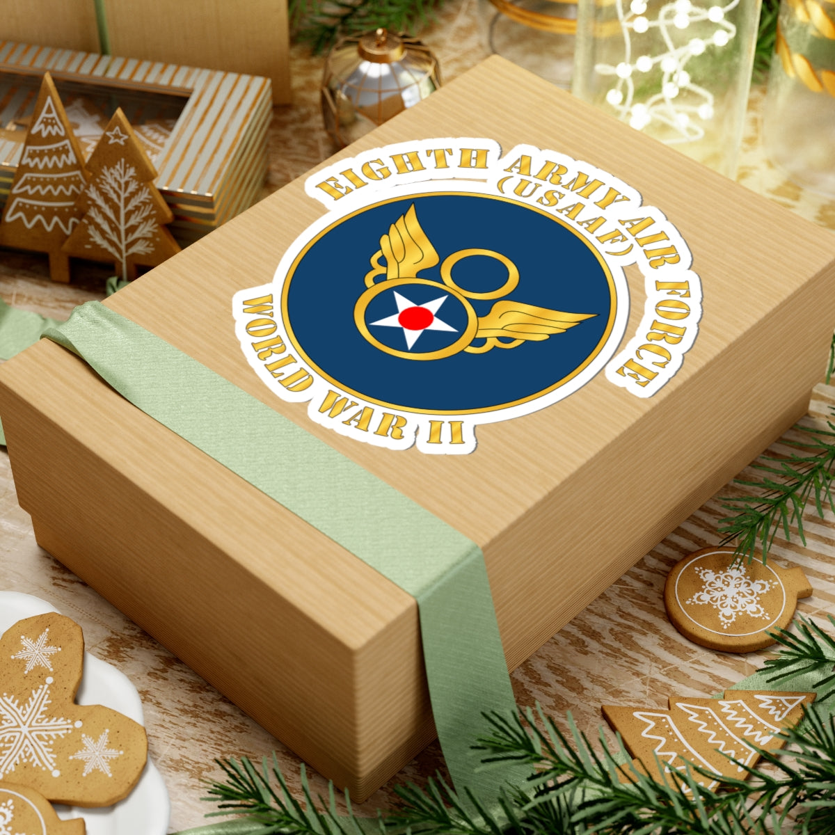 Kiss-Cut Stickers - AAC - 8th Air Force - WWII - USAAF x 300