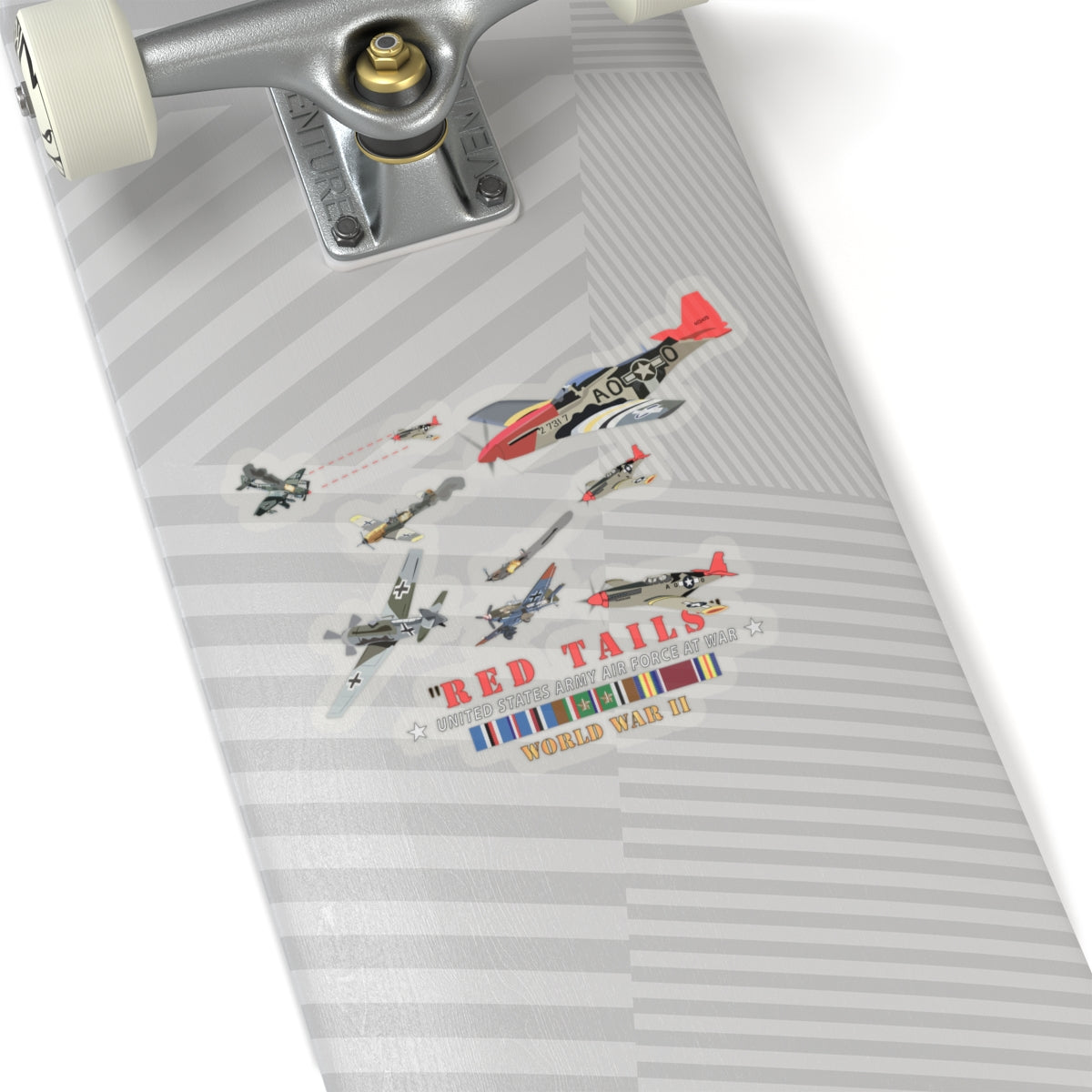 Kiss-Cut Stickers - Army - AAC - 332nd Fighter Group - Red Tails - At War