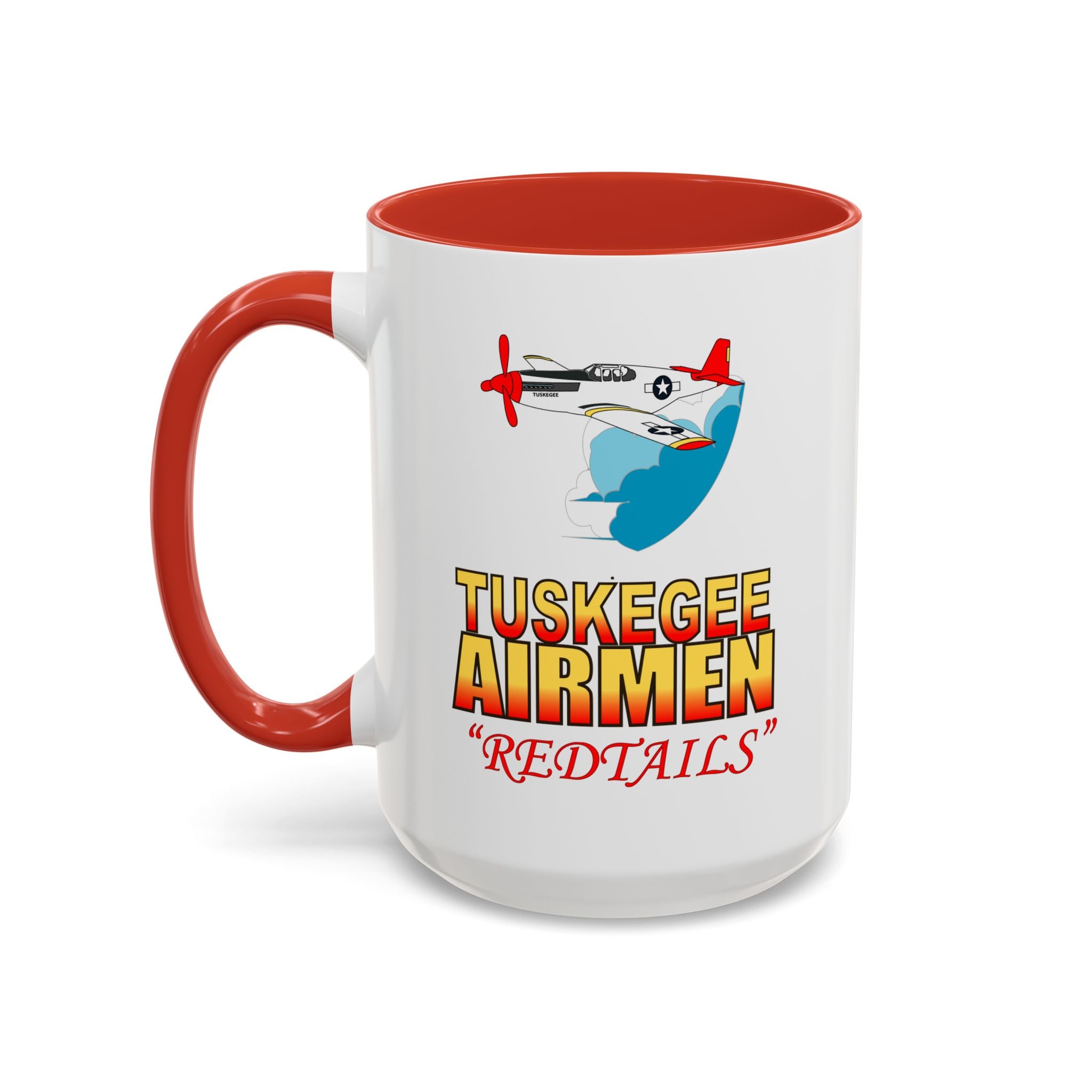 Accent Coffee Mug - Army Air Corp - Tuskegee Airmen - Redtails - AC - X 300