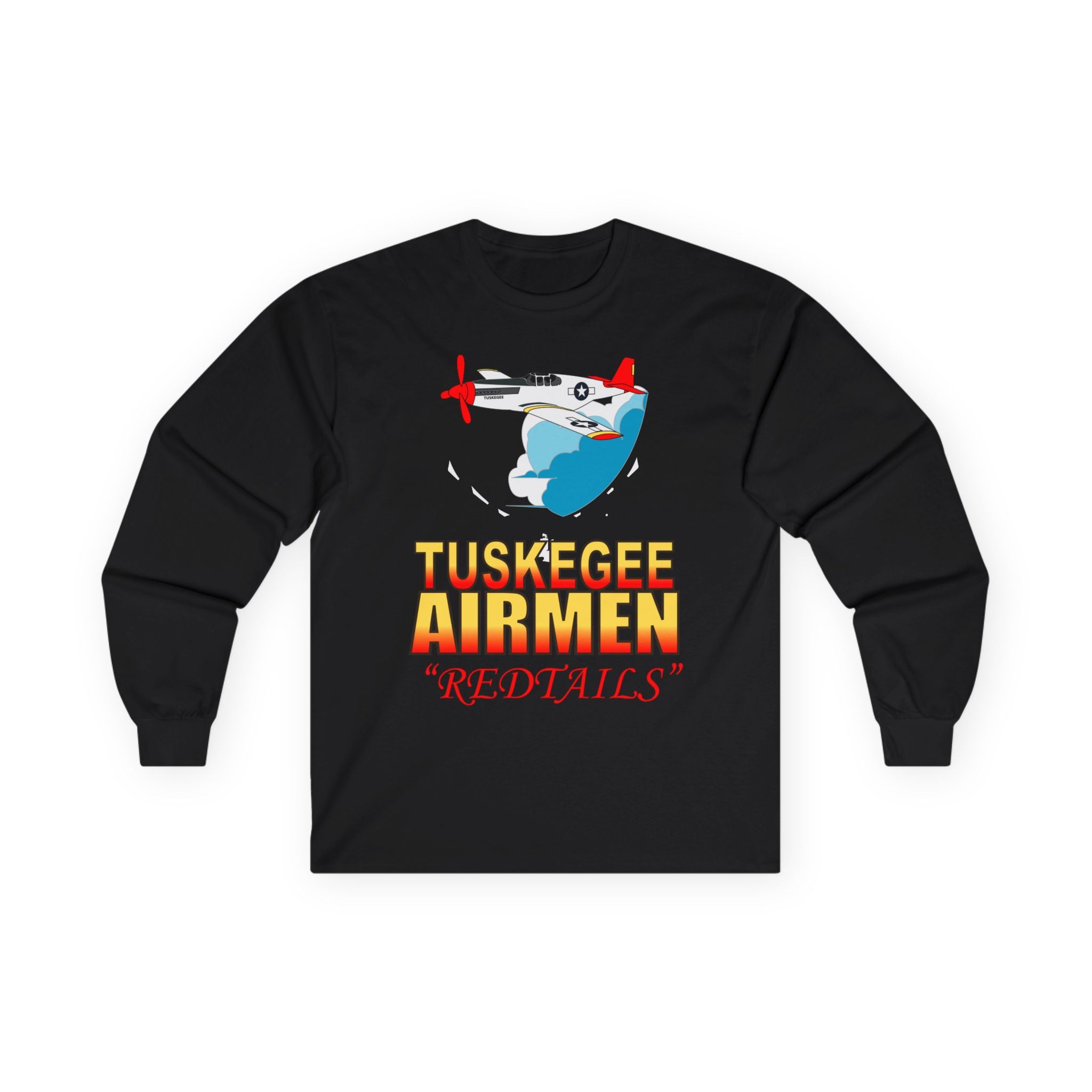 Unisex Long Sleeve Tee - Army Air Corp - Tuskegee Airmen - Redtails - AC - X 300