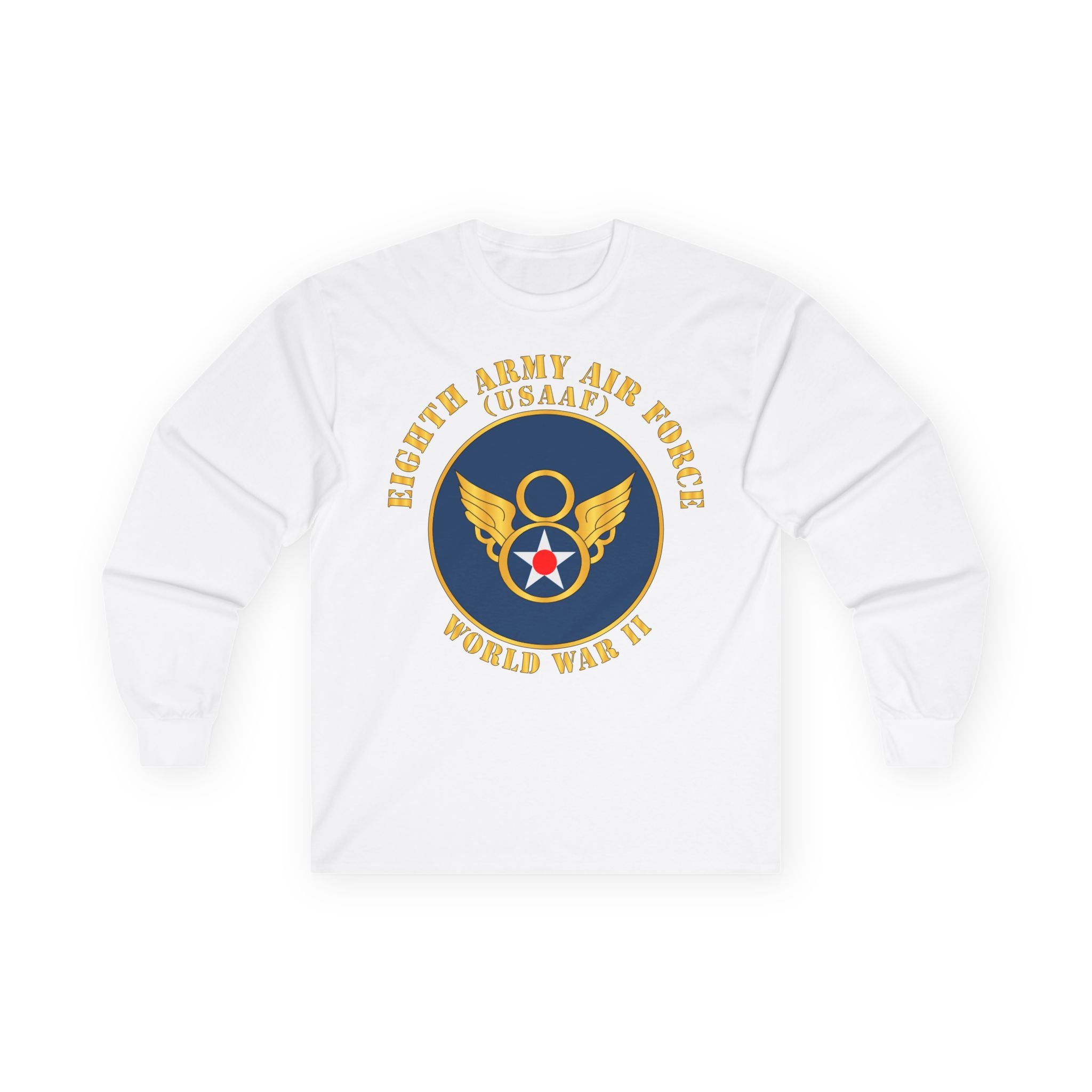 Unisex Long Sleeve Tee - AAC - 8th Air Force - WWII - USAAF x 300