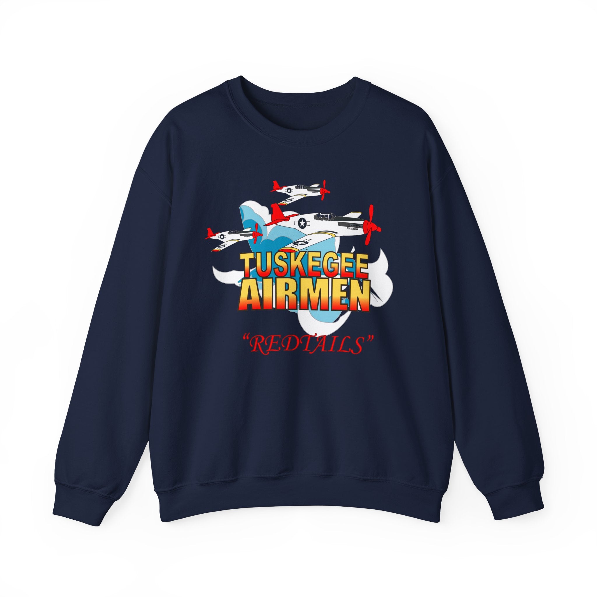 Crewneck Sweatshirt - Army Air Corp - Tuskegee Airmen - Redtails - 3AC - X 300