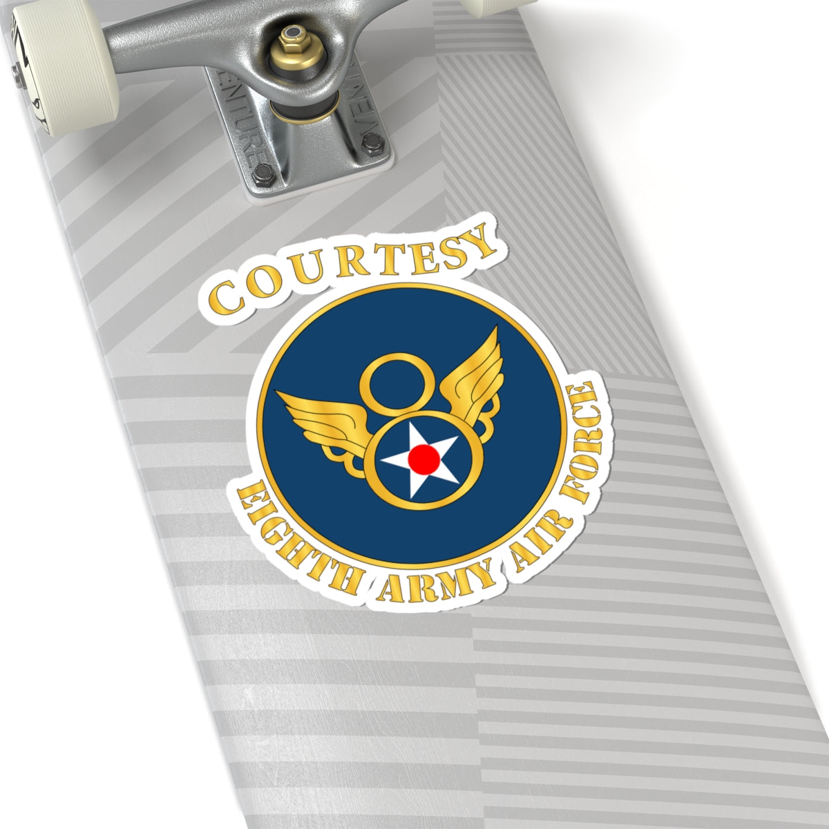 Kiss-Cut Stickers - AAC - 8th Air Force - WWII - Courtesy 8 AAF x 300