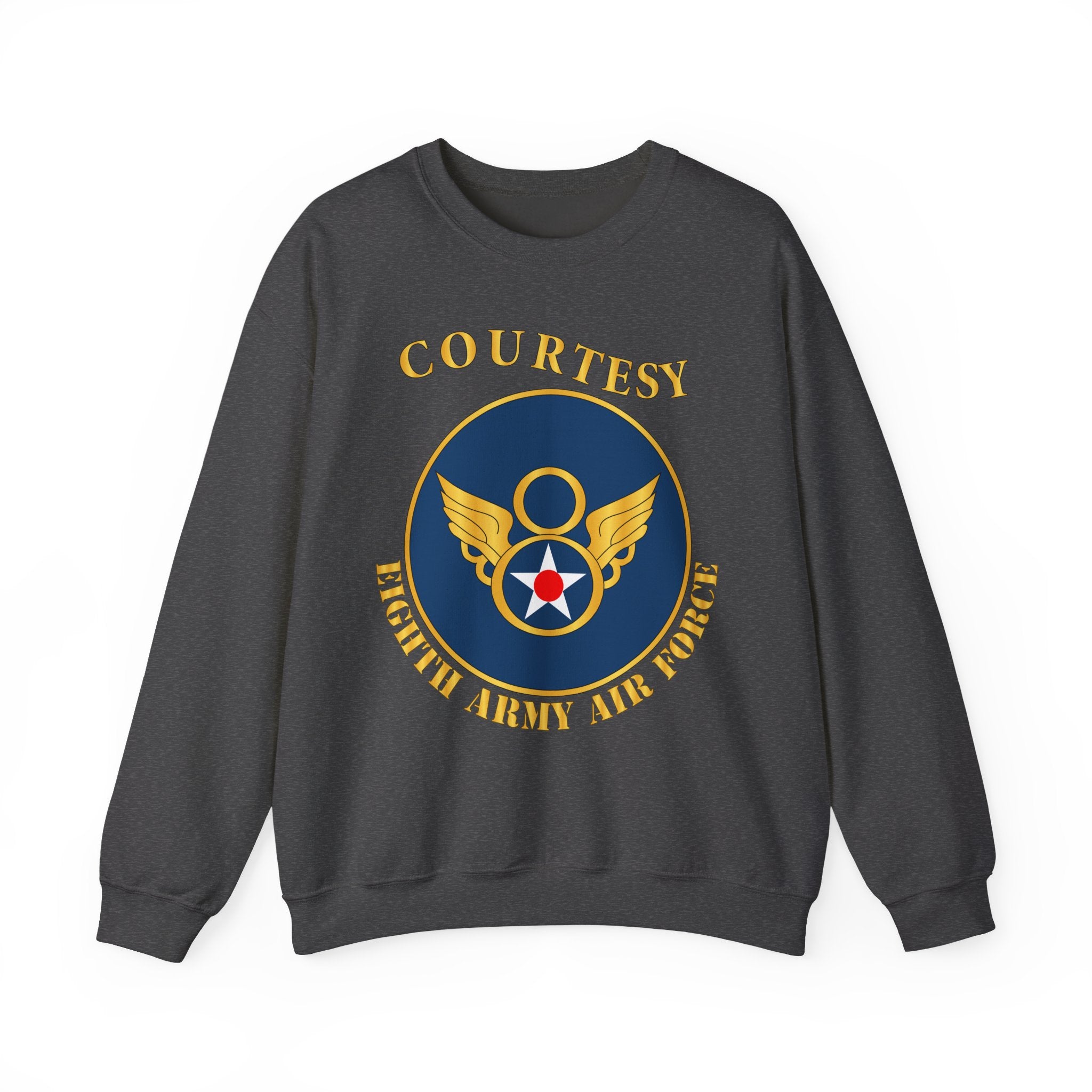 Crewneck Sweatshirt - AAC - 8th Air Force - WWII - Courtesy 8 AAF x 300