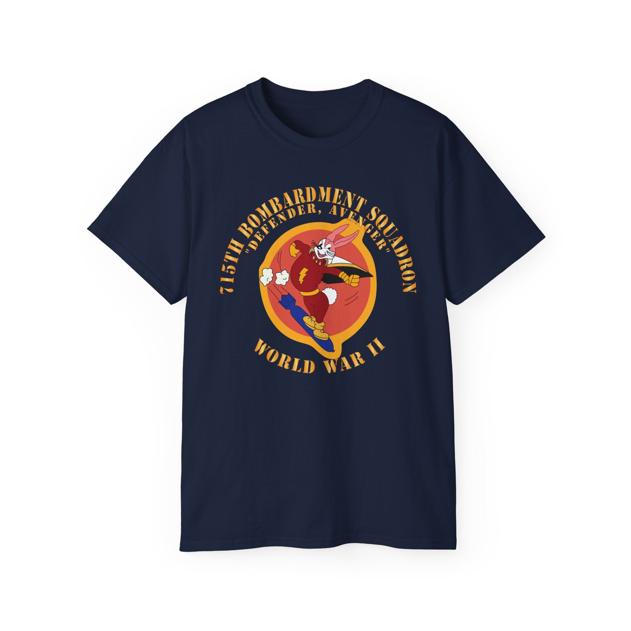 Unisex Ultra Cotton Tee - ACC - 715th  Bombardment Squadron - Defender, Avenger - World War II X 300