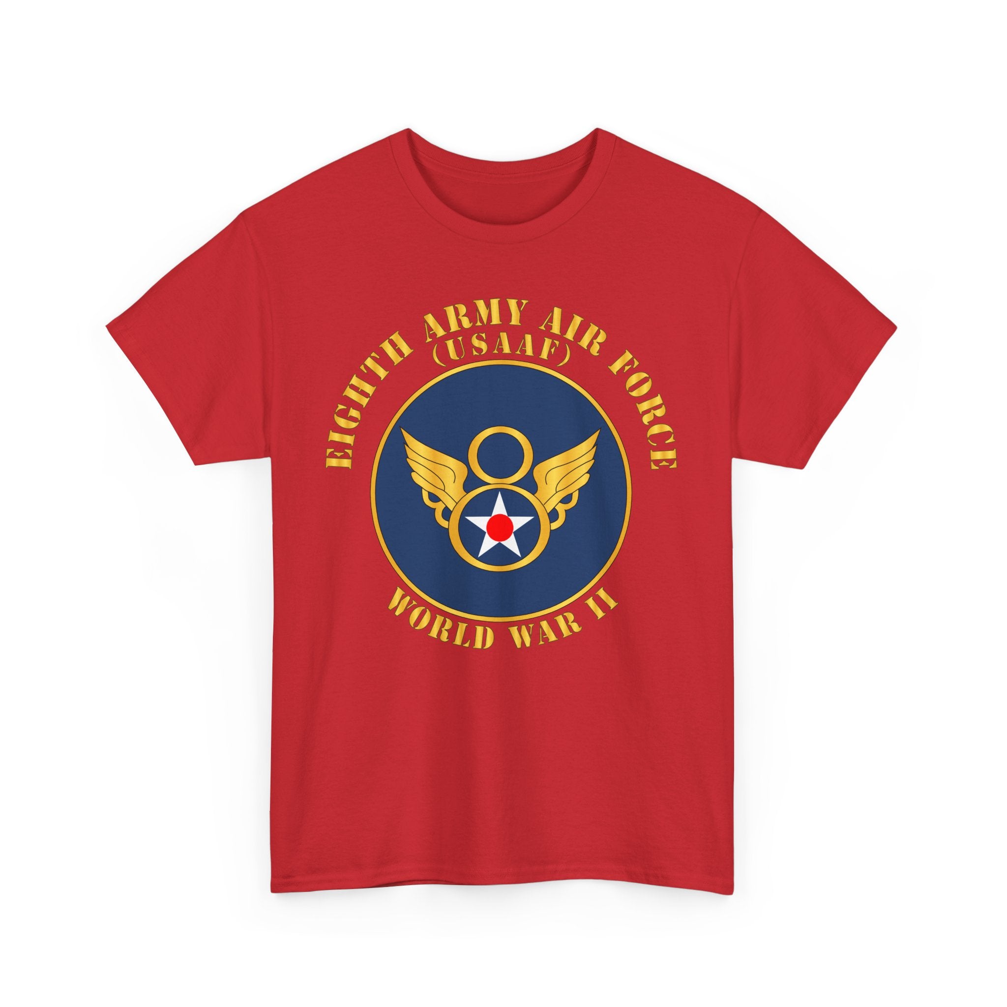 Unisex Heavy Cotton Tee - Eighth Air Force, Army Air Corps, WWII