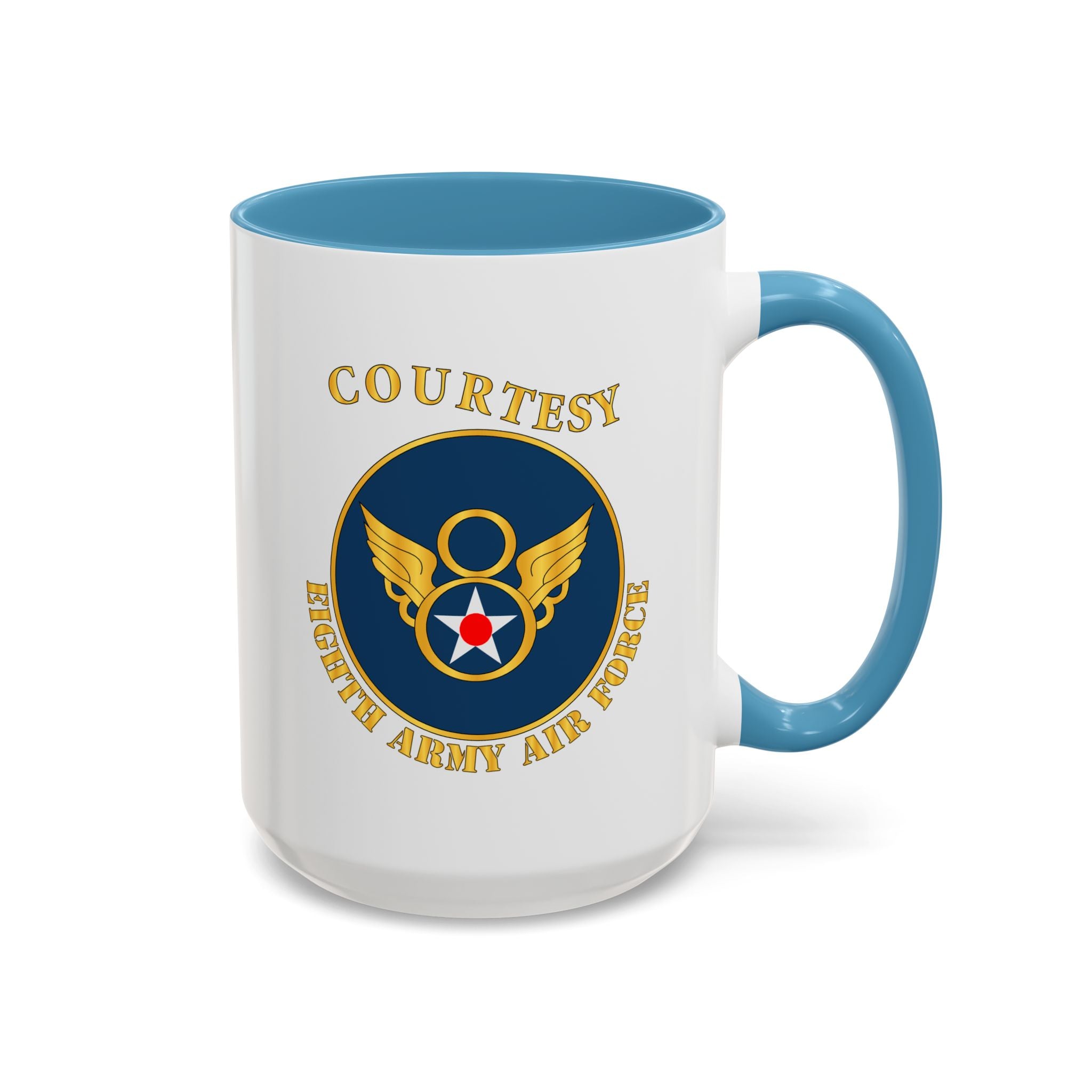 Accent Coffee Mug - AAC - 8th Air Force - WWII - Courtesy 8 AAF x 300