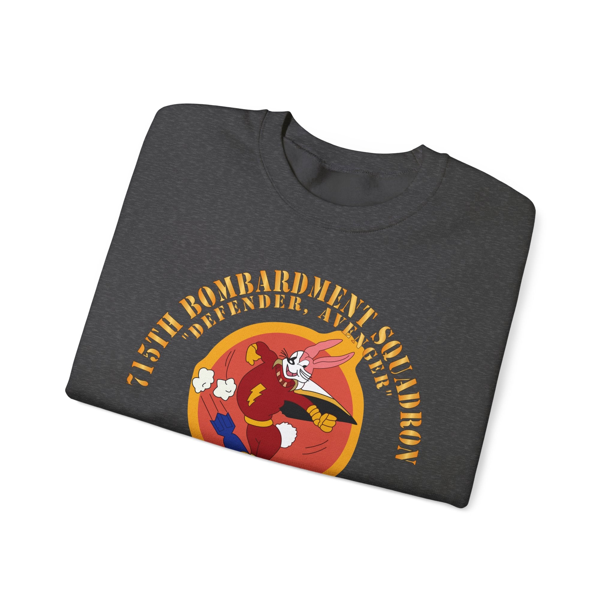 Crewneck Sweatshirt - ACC - 715th  Bombardment Squadron - Defender, Avenger - World War II X 300
