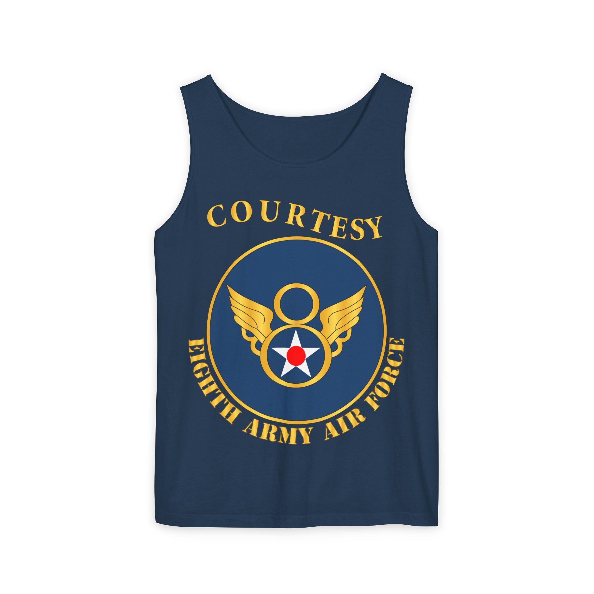 Unisex Garment-Dyed Tank Top - AAC - 8th Air Force - WWII - Courtesy 8 AAF x 300