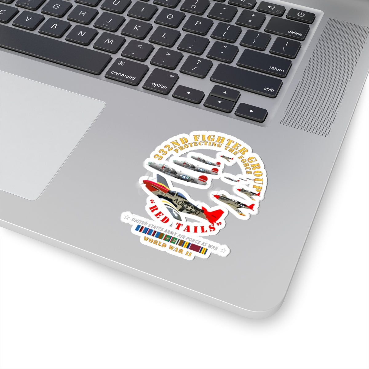 Kiss-Cut Stickers - Army - AAC - 332nd Fighter Group - Red Tails - Protect Force