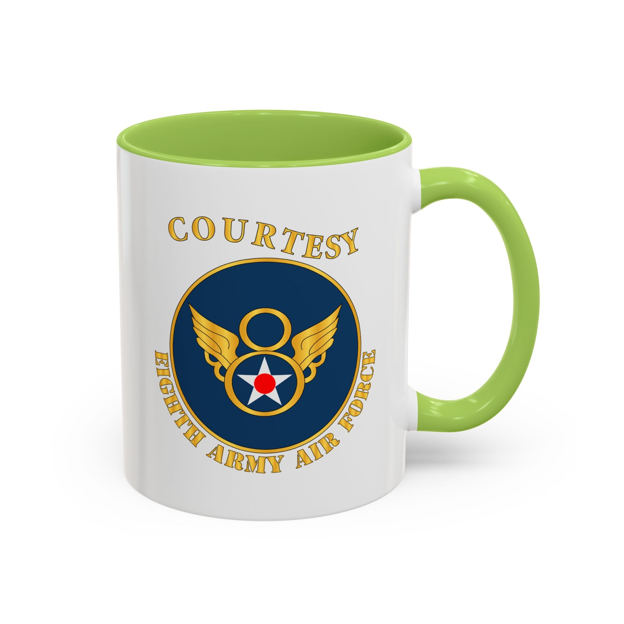 Accent Coffee Mug - AAC - 8th Air Force - WWII - Courtesy 8 AAF x 300