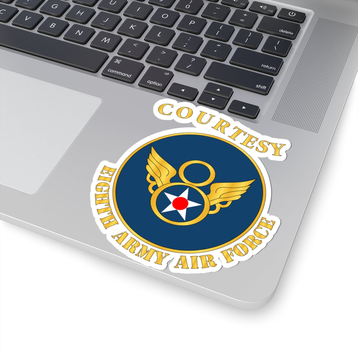 Kiss-Cut Stickers - AAC - 8th Air Force - WWII - Courtesy 8 AAF x 300