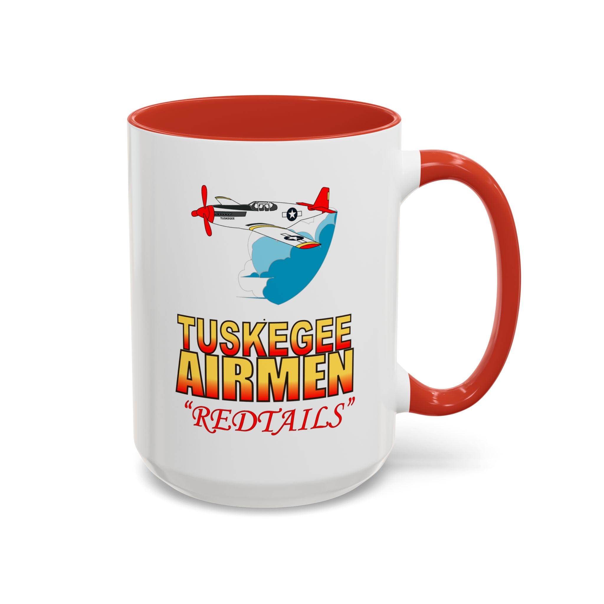Accent Coffee Mug - Army Air Corp - Tuskegee Airmen - Redtails - AC - X 300