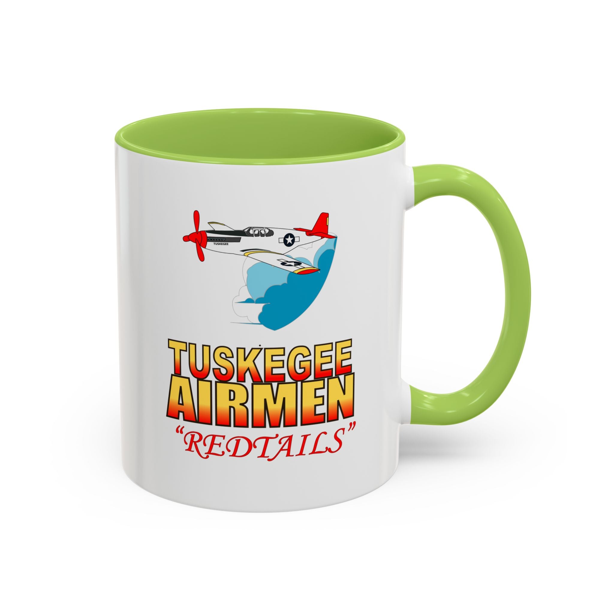 Accent Coffee Mug - Army Air Corp - Tuskegee Airmen - Redtails - AC - X 300