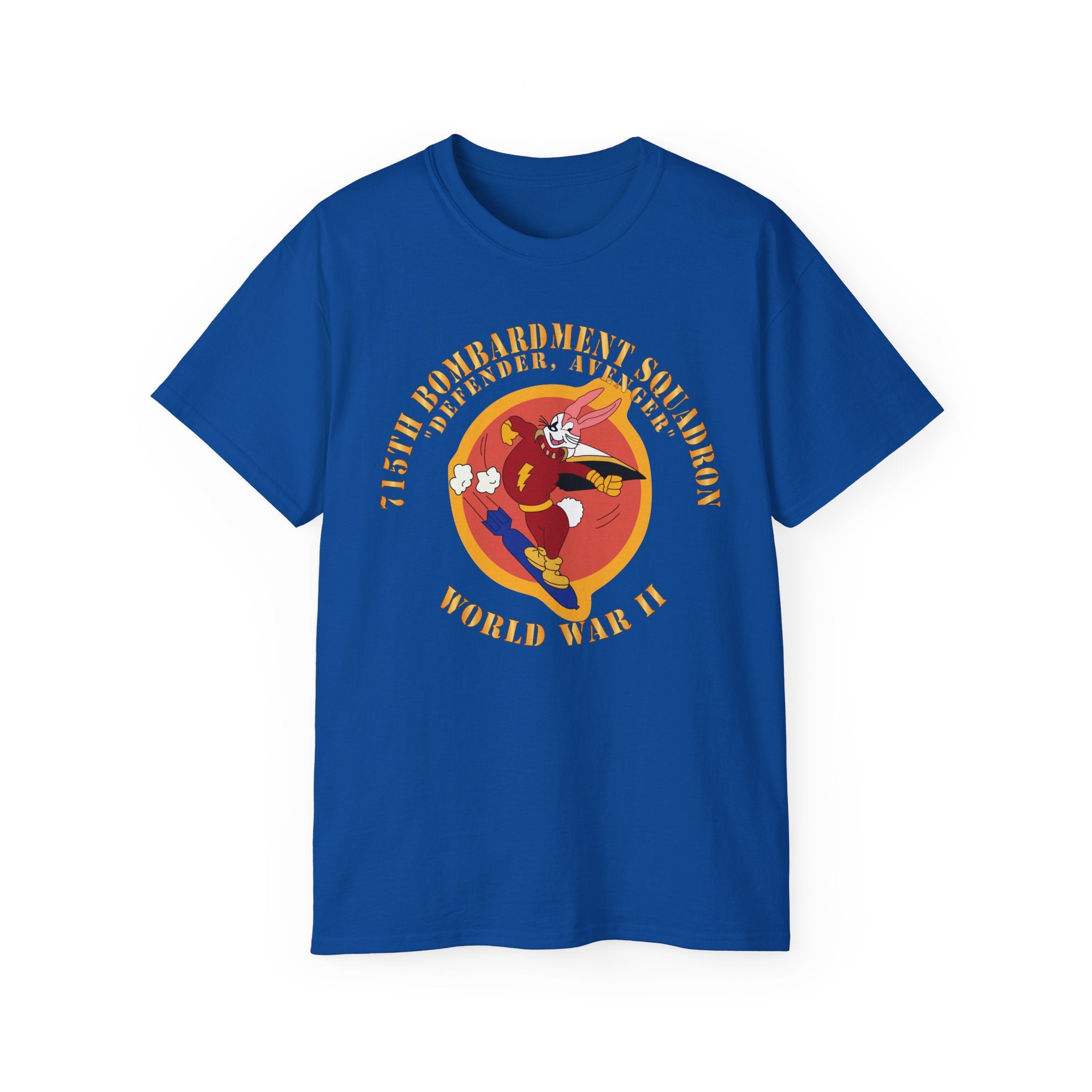 Unisex Ultra Cotton Tee - ACC - 715th  Bombardment Squadron - Defender, Avenger - World War II X 300