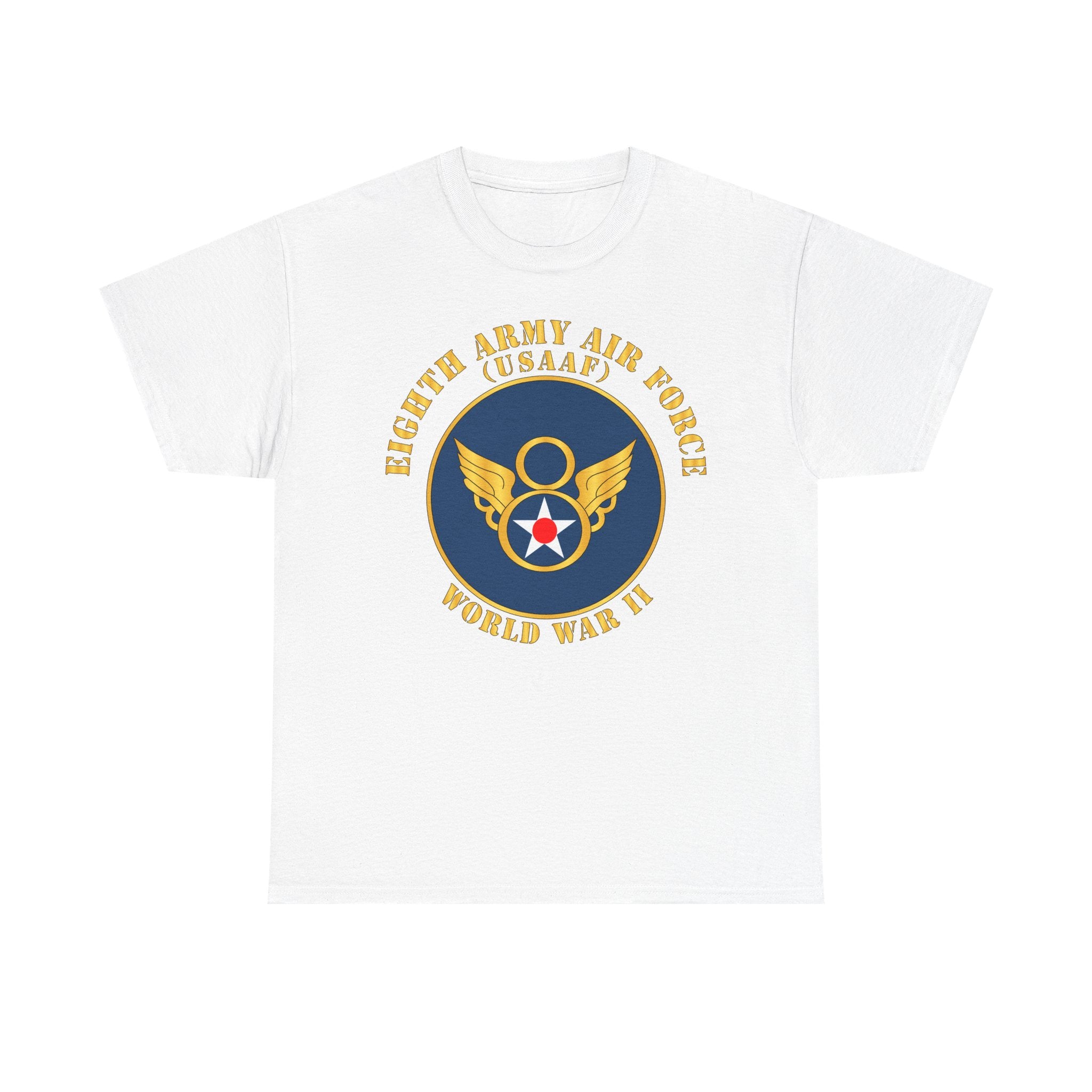 Unisex Heavy Cotton Tee - Eighth Air Force, Army Air Corps, WWII