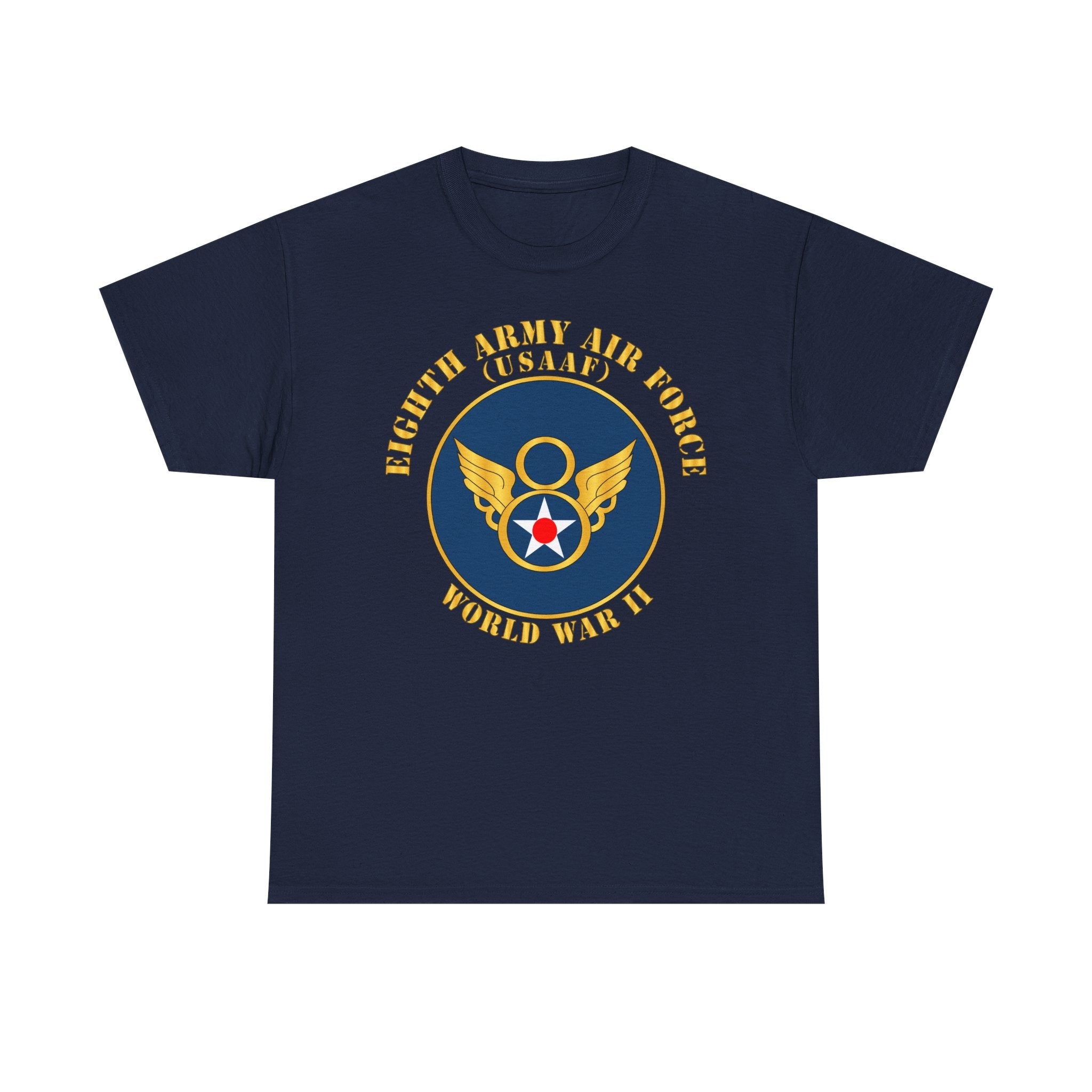 Unisex Heavy Cotton Tee - Eighth Air Force, Army Air Corps, WWII
