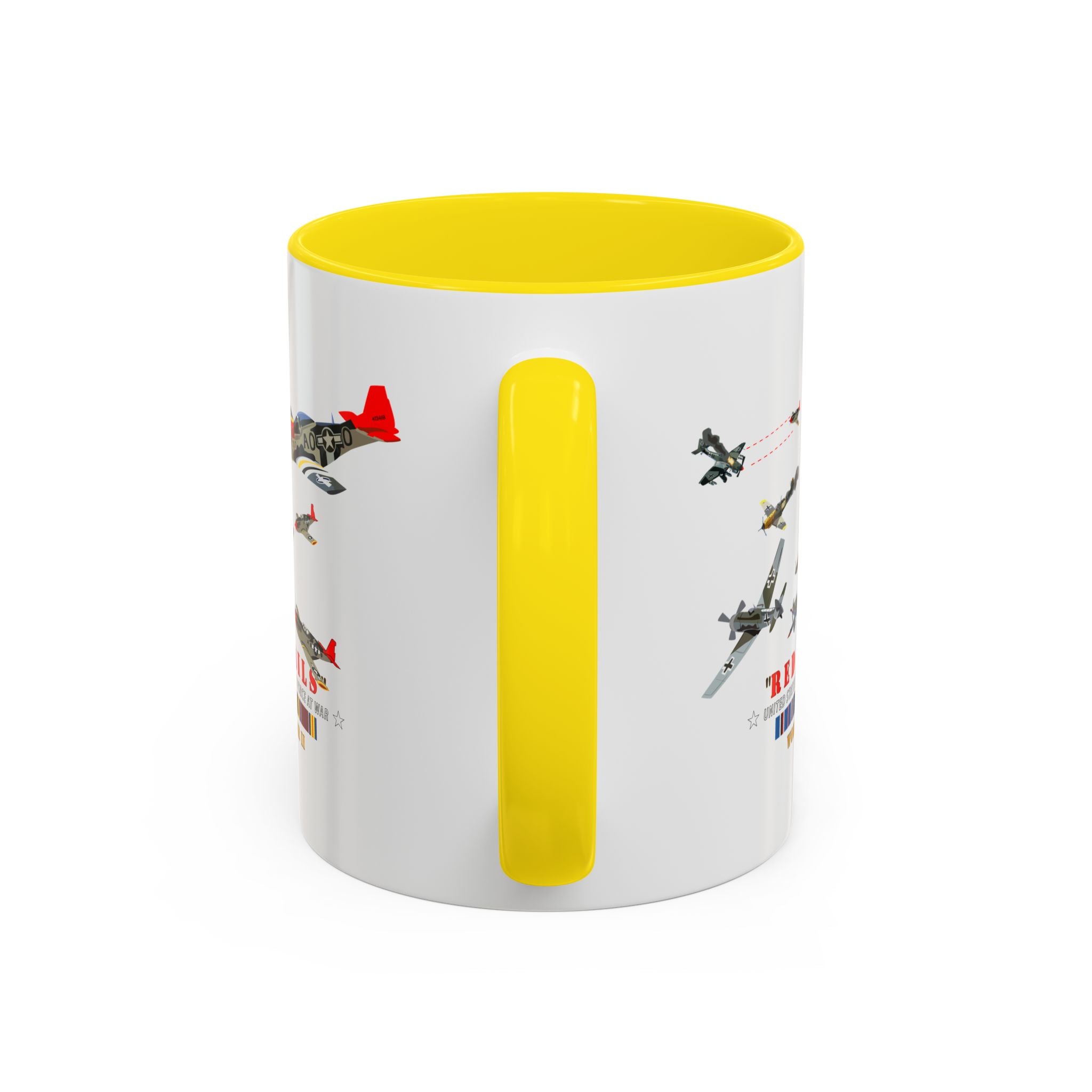 Accent Coffee Mug - Army - AAC - 332nd Fighter Group - Red Tails - At War