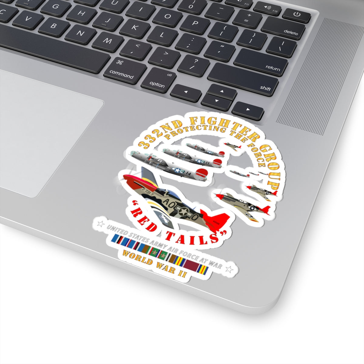 Kiss-Cut Stickers - Army - AAC - 332nd Fighter Group - Red Tails - Protect Force