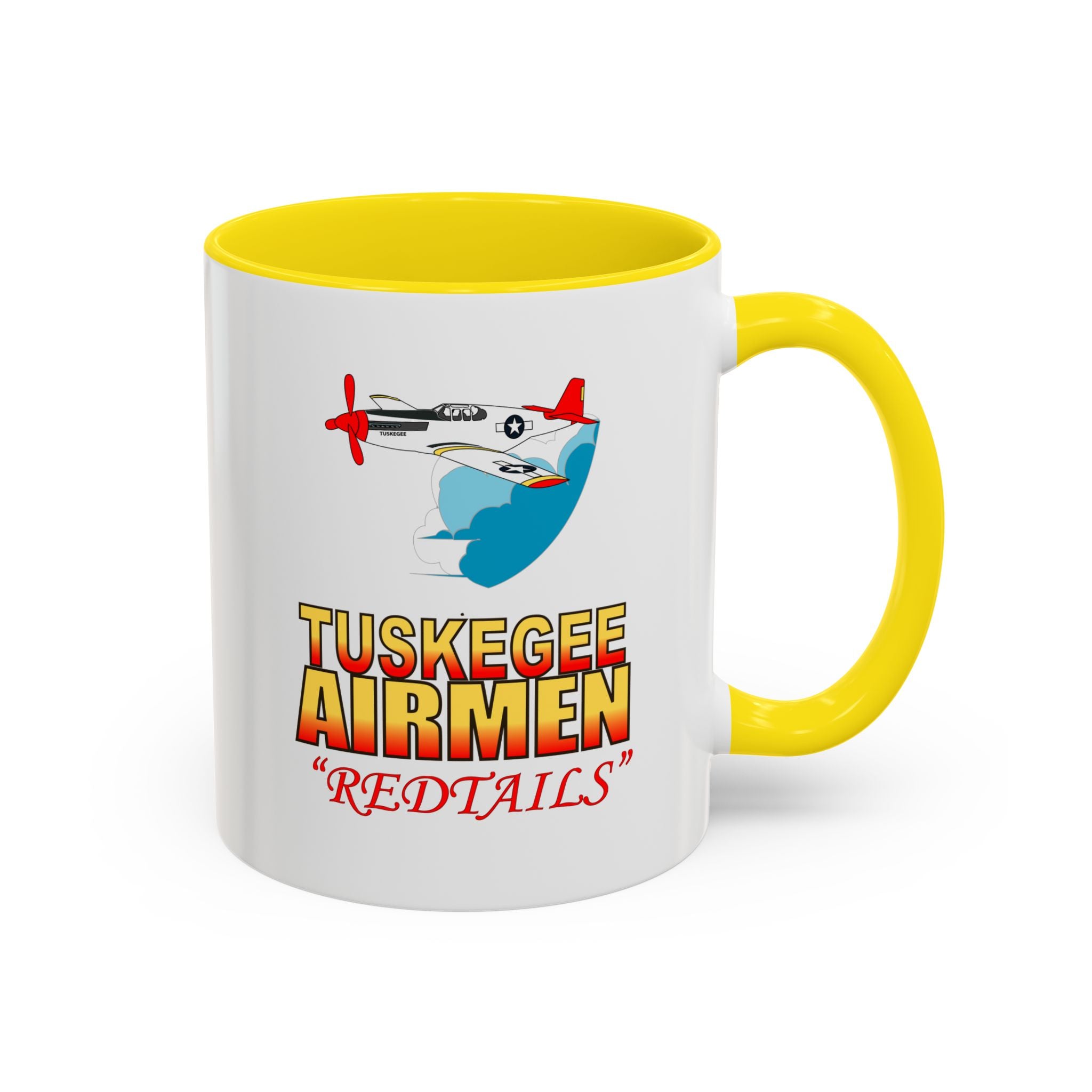 Accent Coffee Mug - Army Air Corp - Tuskegee Airmen - Redtails - AC - X 300