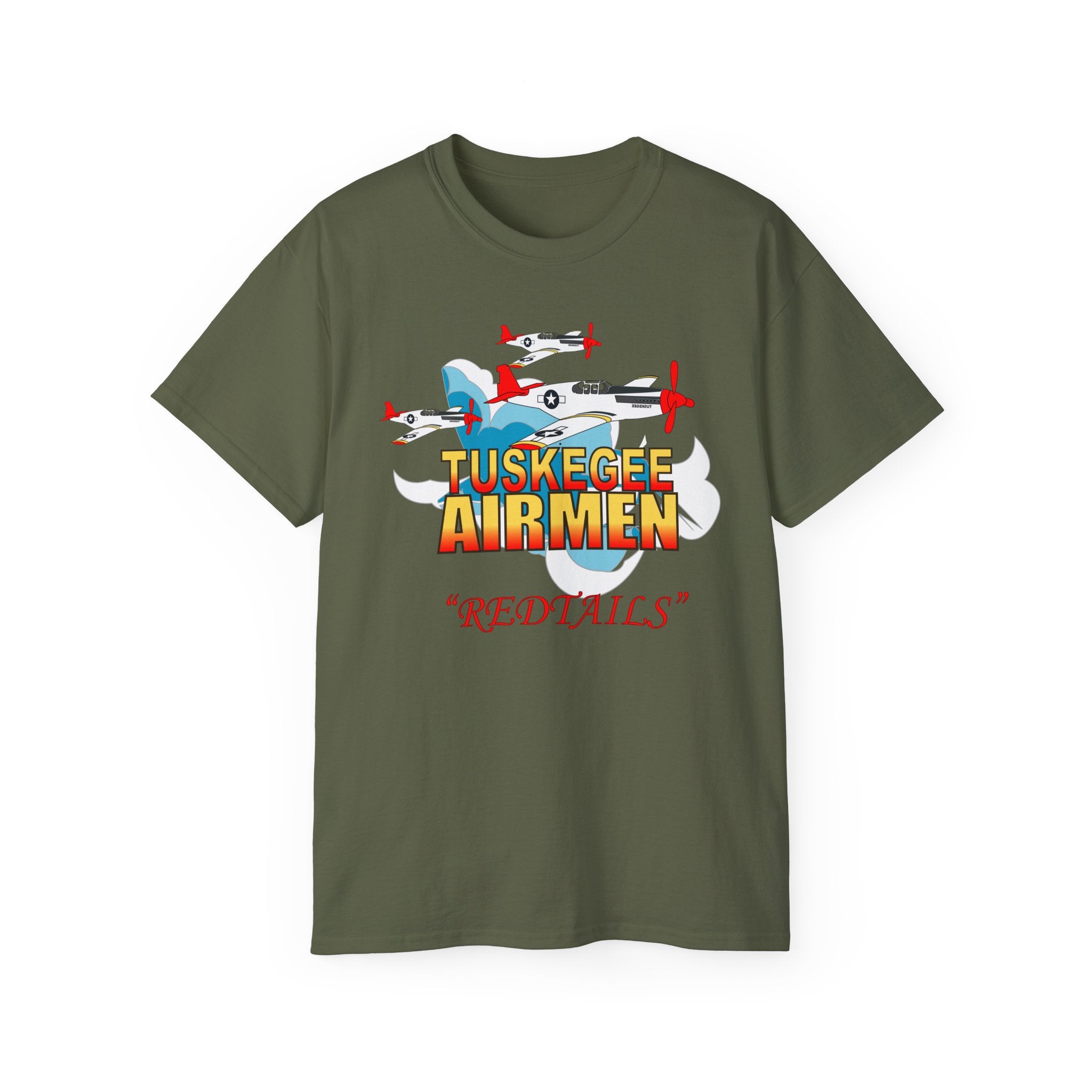 Unisex Ultra Cotton Tee - Army Air Corp - Tuskegee Airmen - Redtails - 3AC - X 300