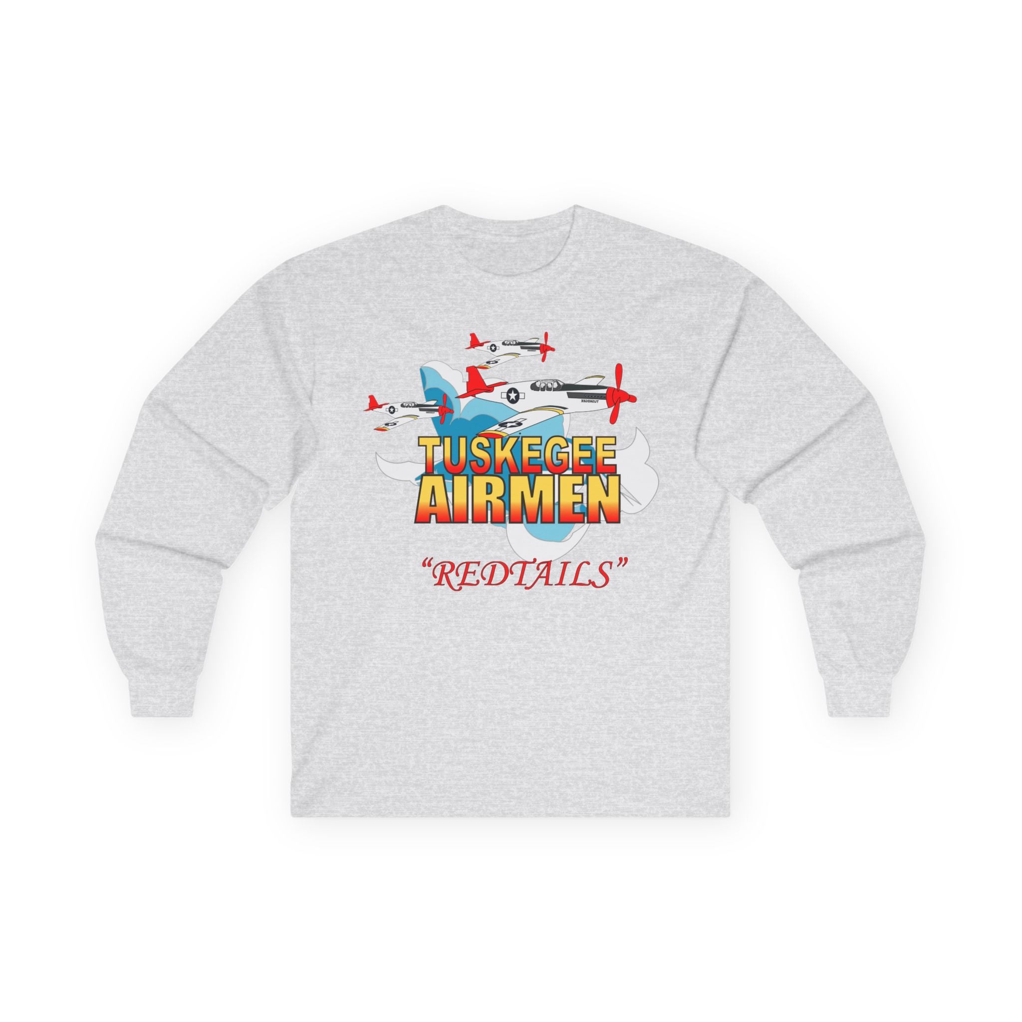 Unisex Long Sleeve Tee - Army Air Corp - Tuskegee Airmen - Redtails - 3AC - X 300
