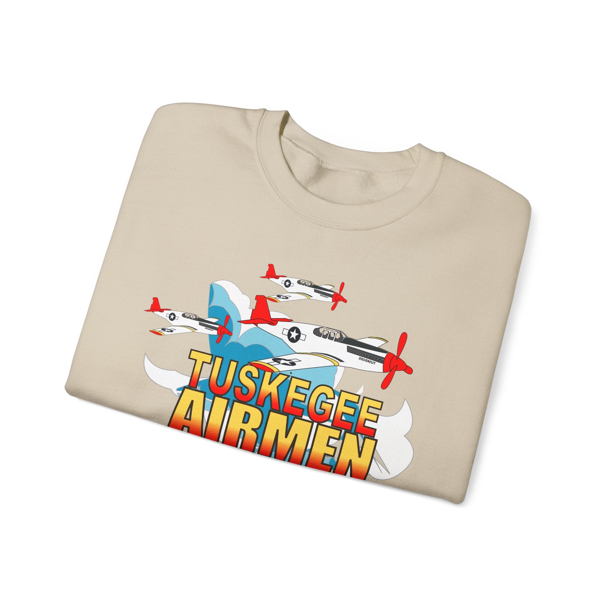 Crewneck Sweatshirt - Army Air Corp - Tuskegee Airmen - Redtails - 3AC - X 300