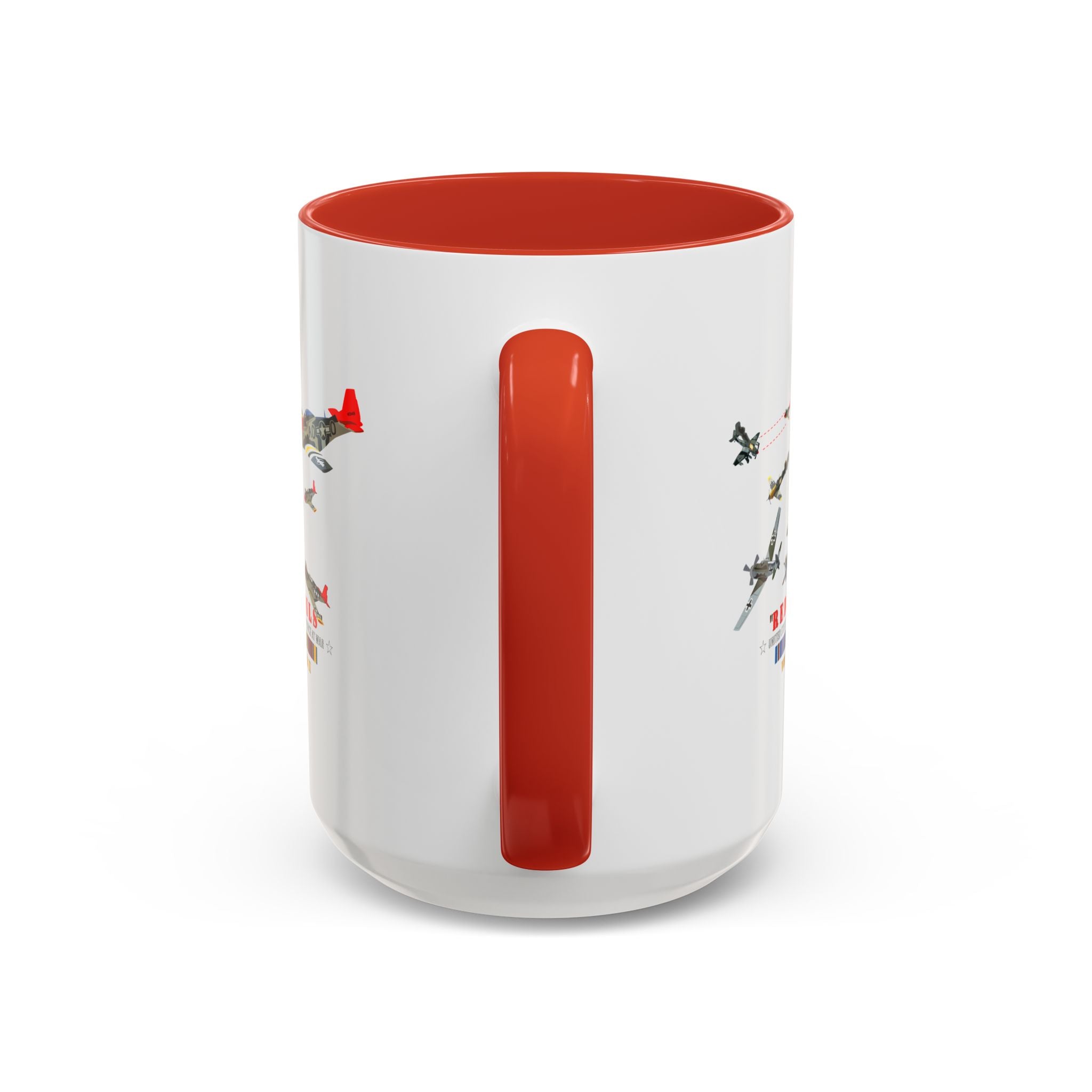 Accent Coffee Mug - Army - AAC - 332nd Fighter Group - Red Tails - At War