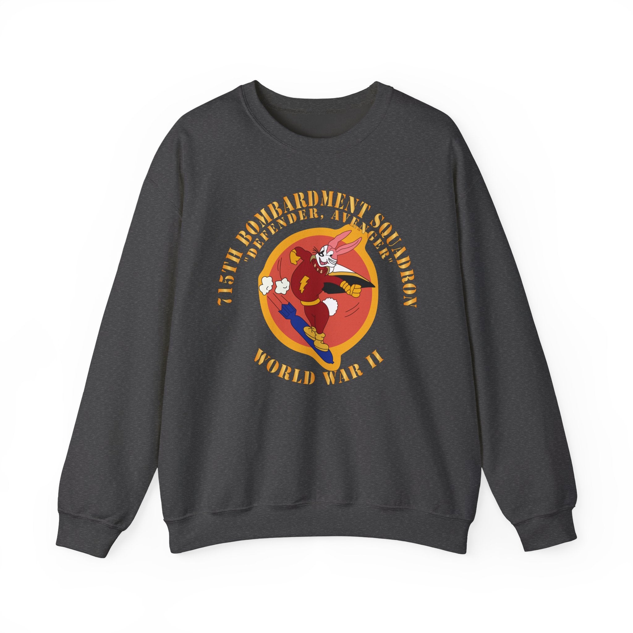 Crewneck Sweatshirt - ACC - 715th  Bombardment Squadron - Defender, Avenger - World War II X 300
