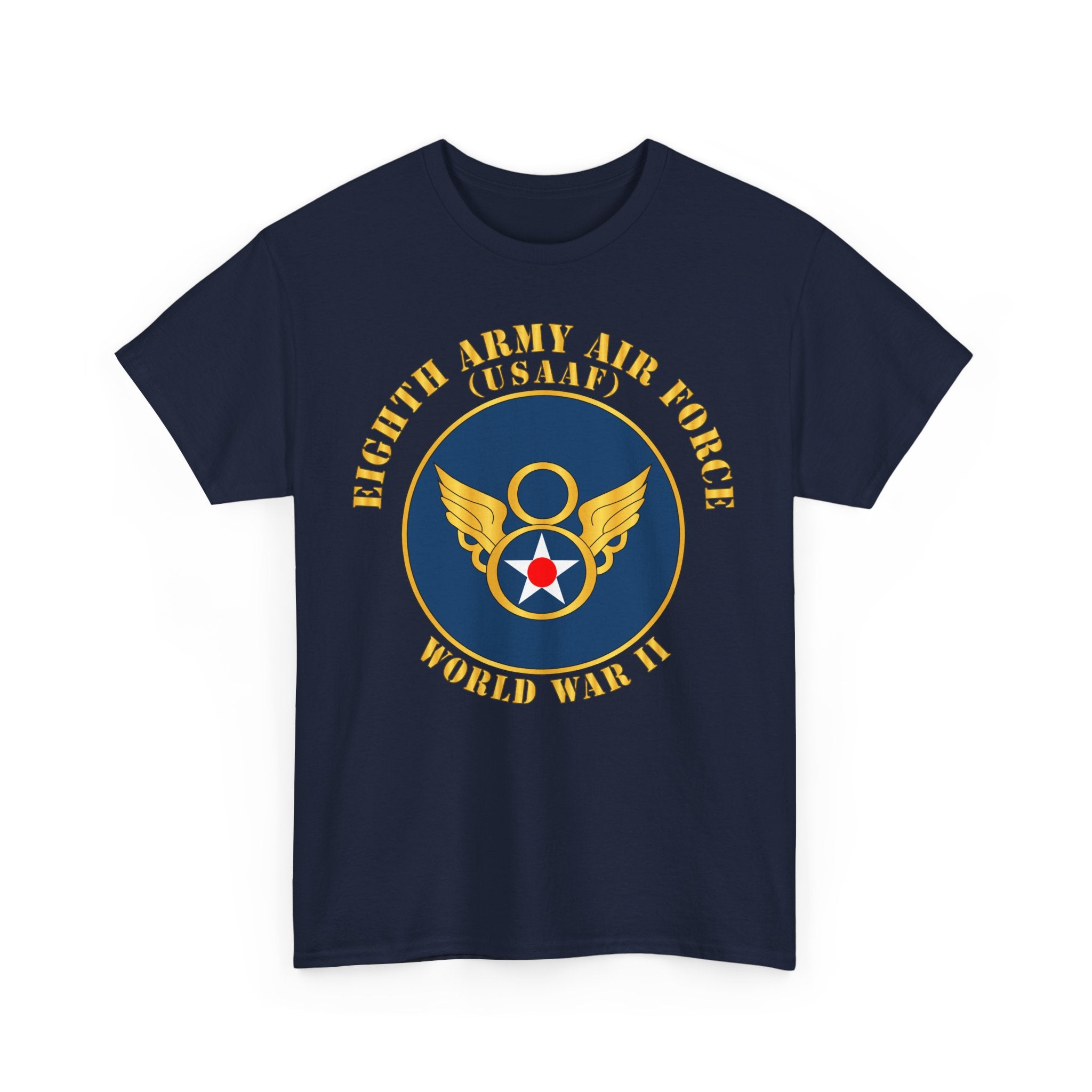 Unisex Heavy Cotton Tee - Eighth Air Force, Army Air Corps, WWII