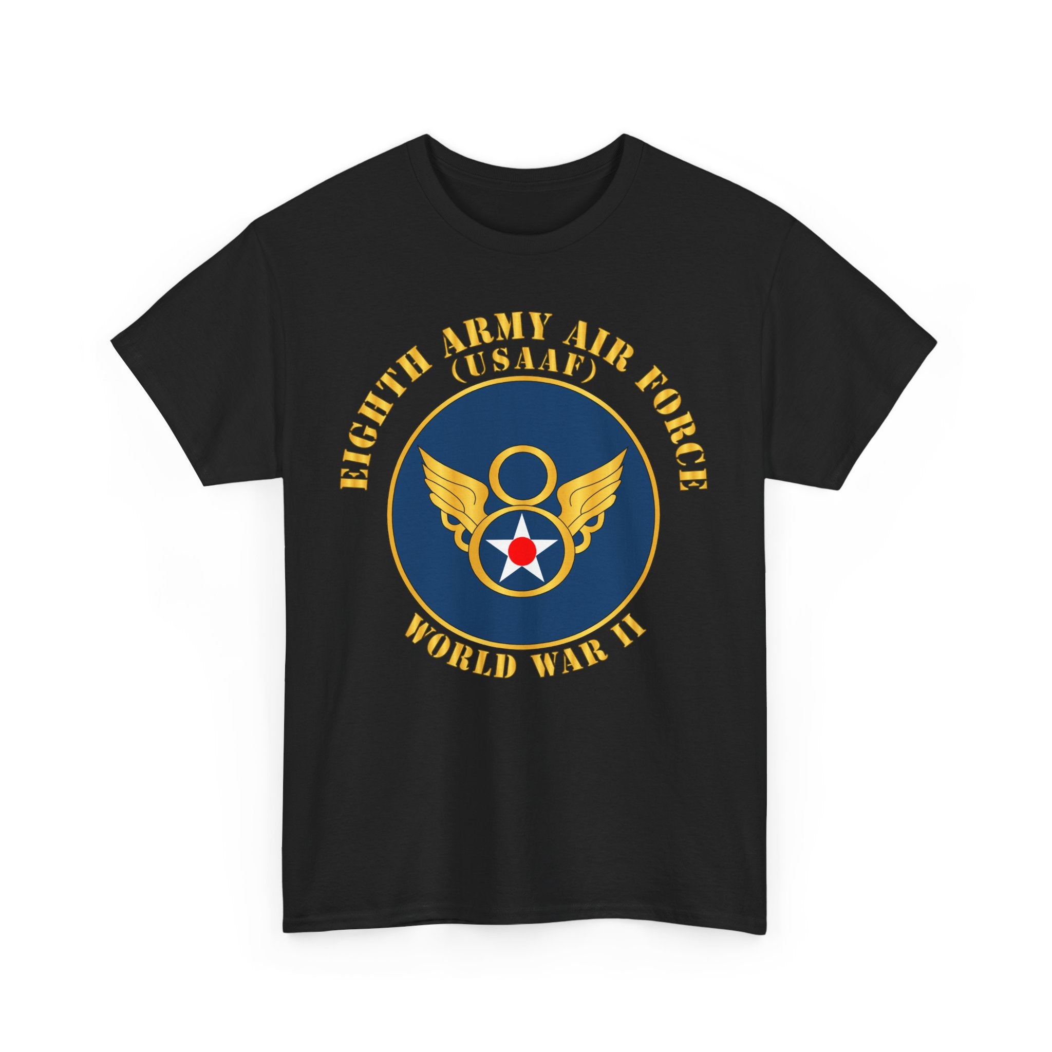 Unisex Heavy Cotton Tee - Eighth Air Force, Army Air Corps, WWII