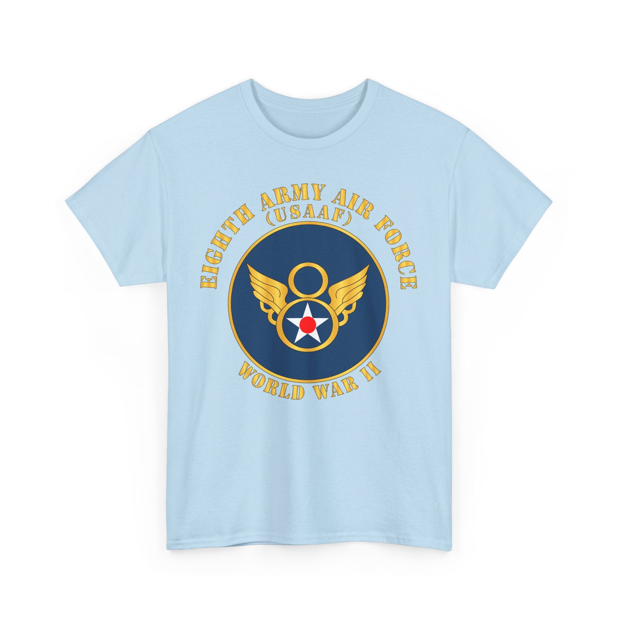 Unisex Heavy Cotton Tee - Eighth Air Force, Army Air Corps, WWII
