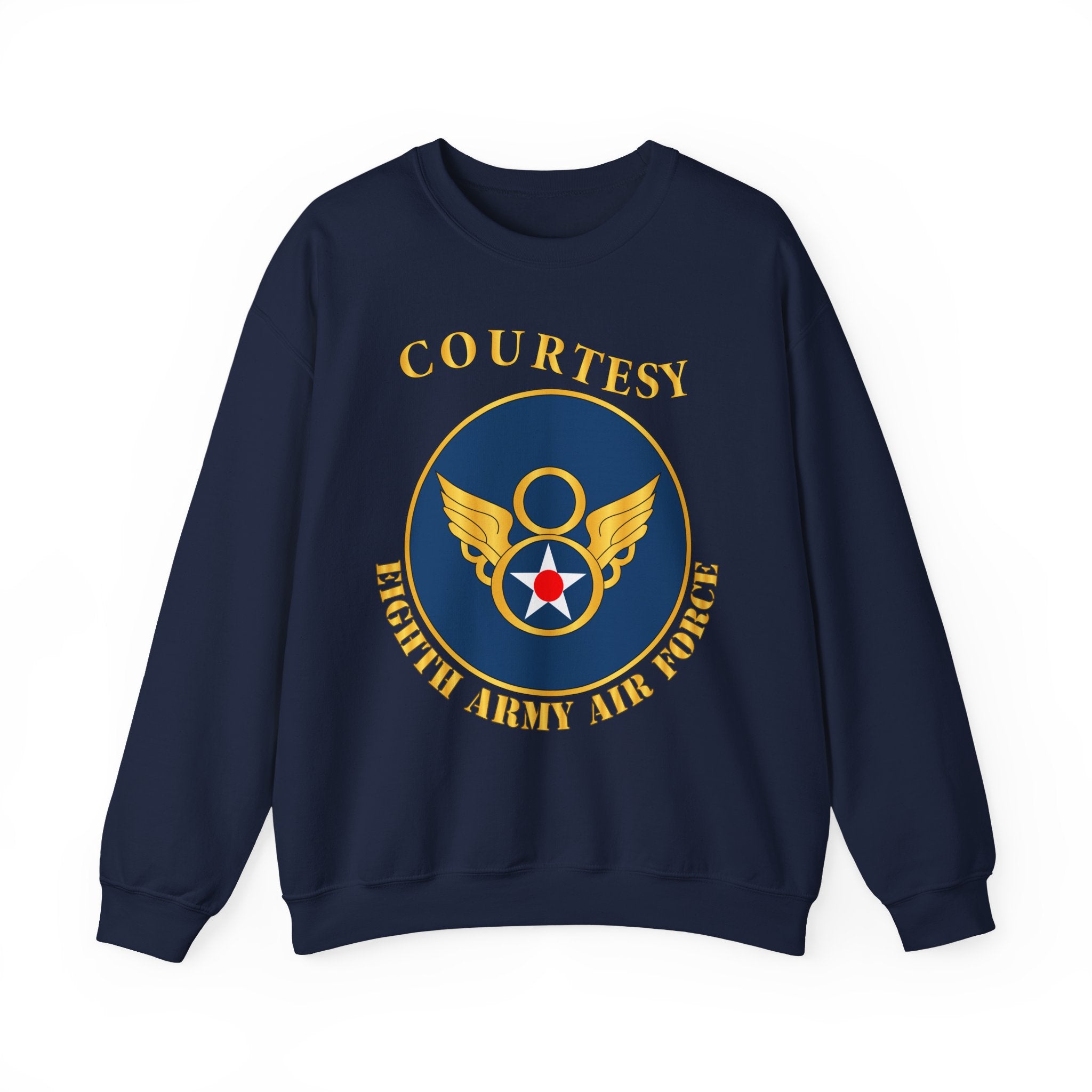 Crewneck Sweatshirt - AAC - 8th Air Force - WWII - Courtesy 8 AAF x 300