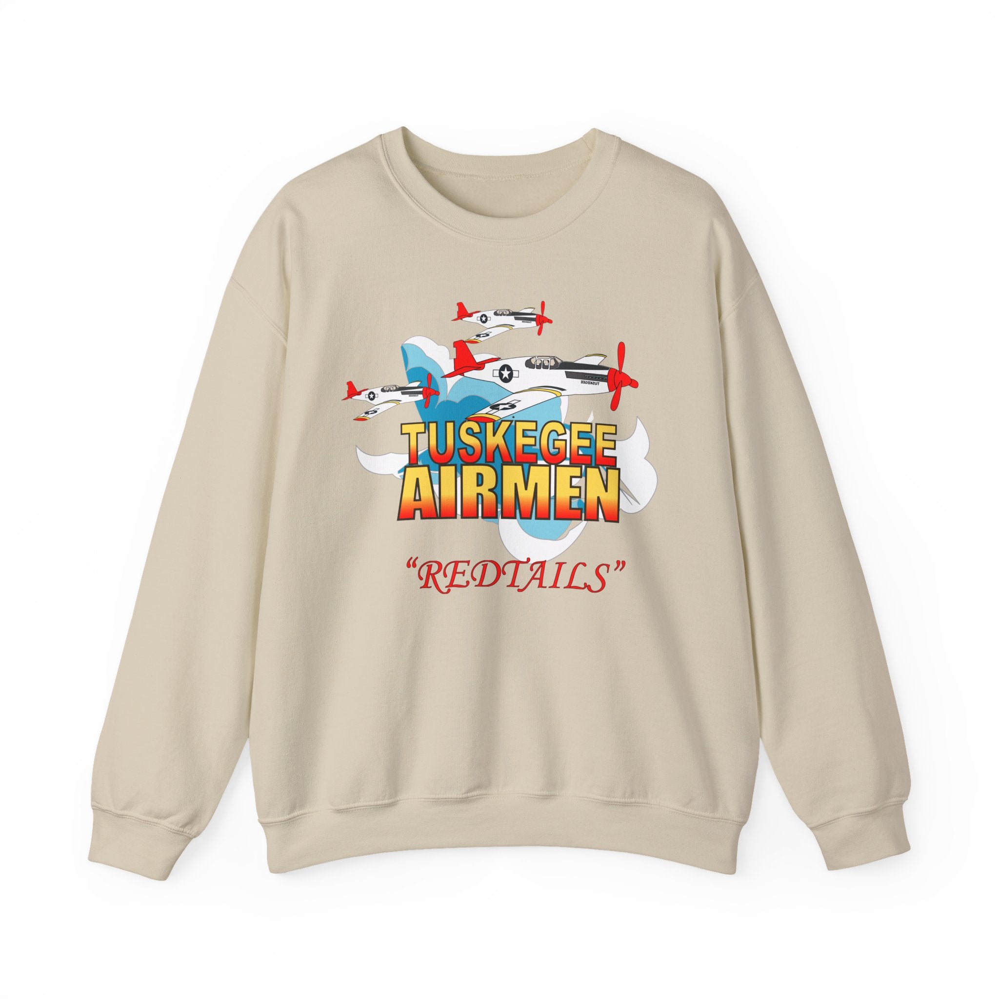Crewneck Sweatshirt - Army Air Corp - Tuskegee Airmen - Redtails - 3AC - X 300