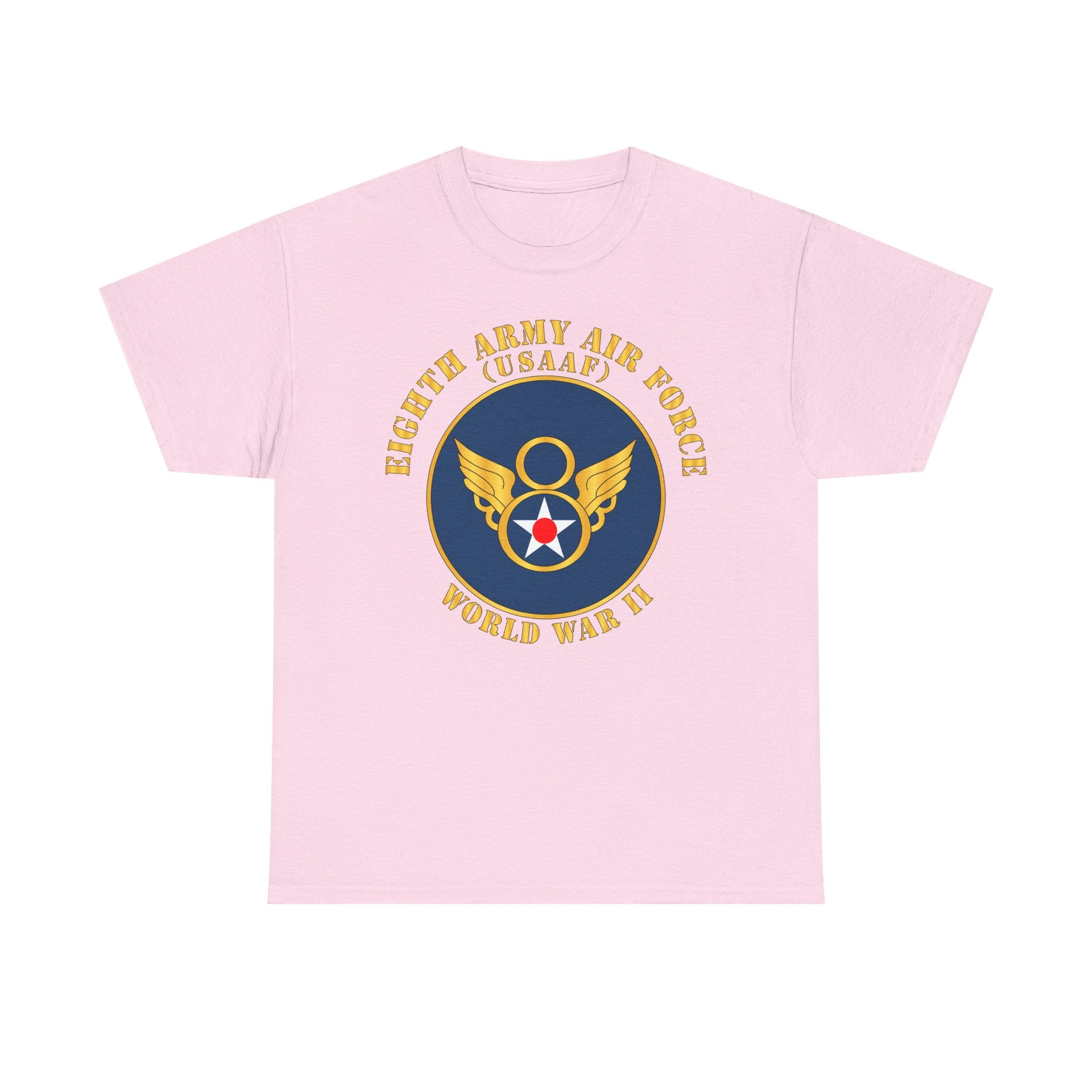 Unisex Heavy Cotton Tee - Eighth Air Force, Army Air Corps, WWII