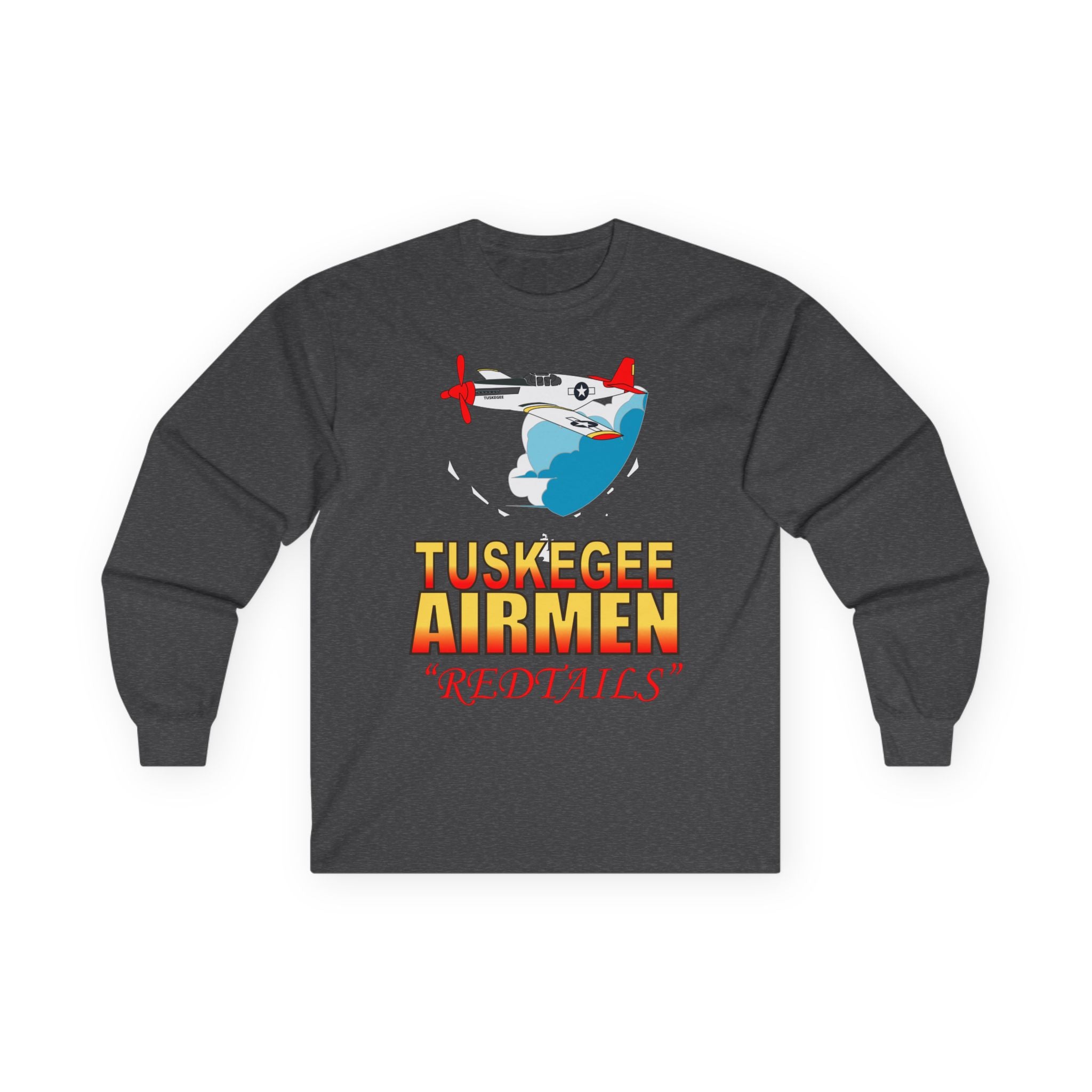 Unisex Long Sleeve Tee - Army Air Corp - Tuskegee Airmen - Redtails - AC - X 300