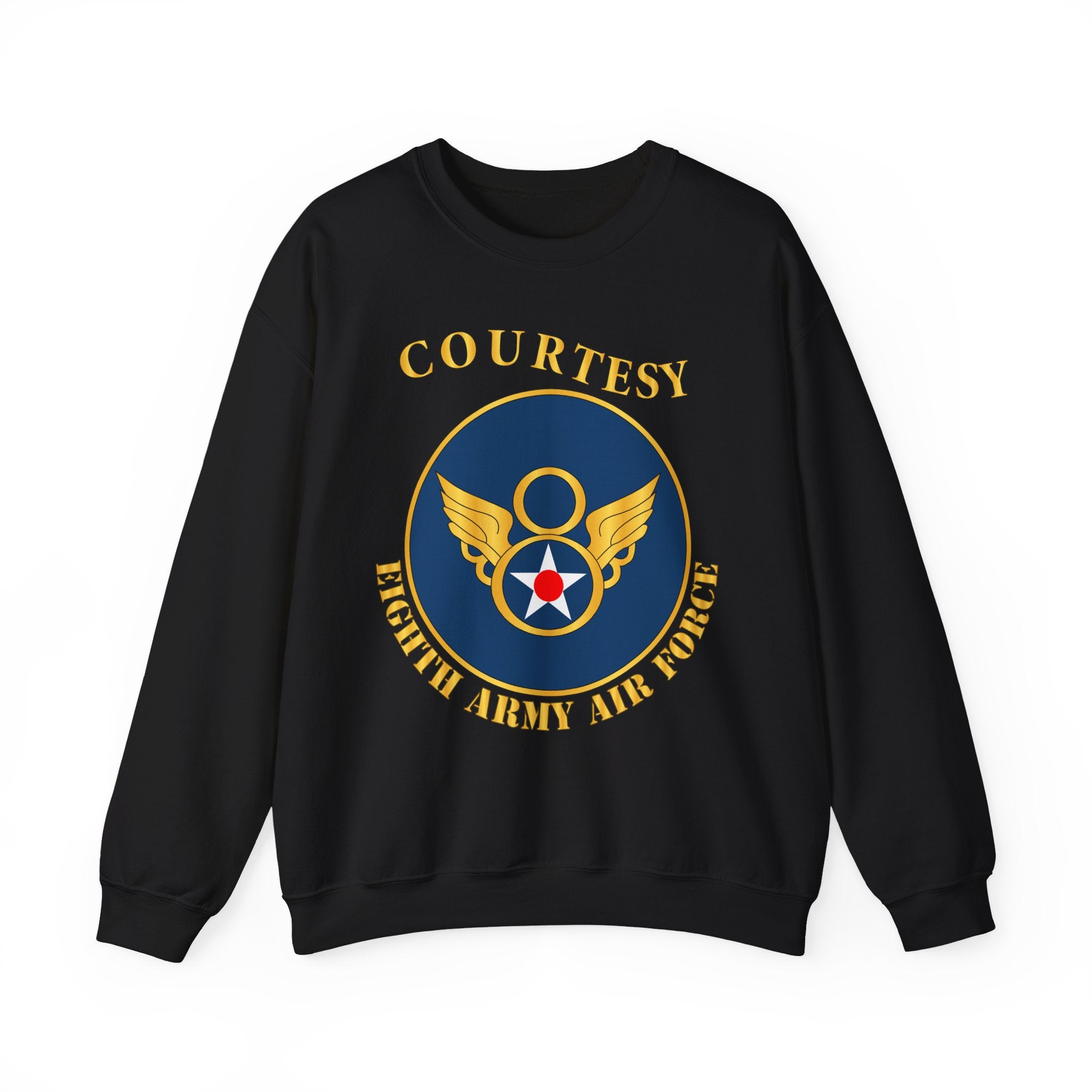 Crewneck Sweatshirt - AAC - 8th Air Force - WWII - Courtesy 8 AAF x 300