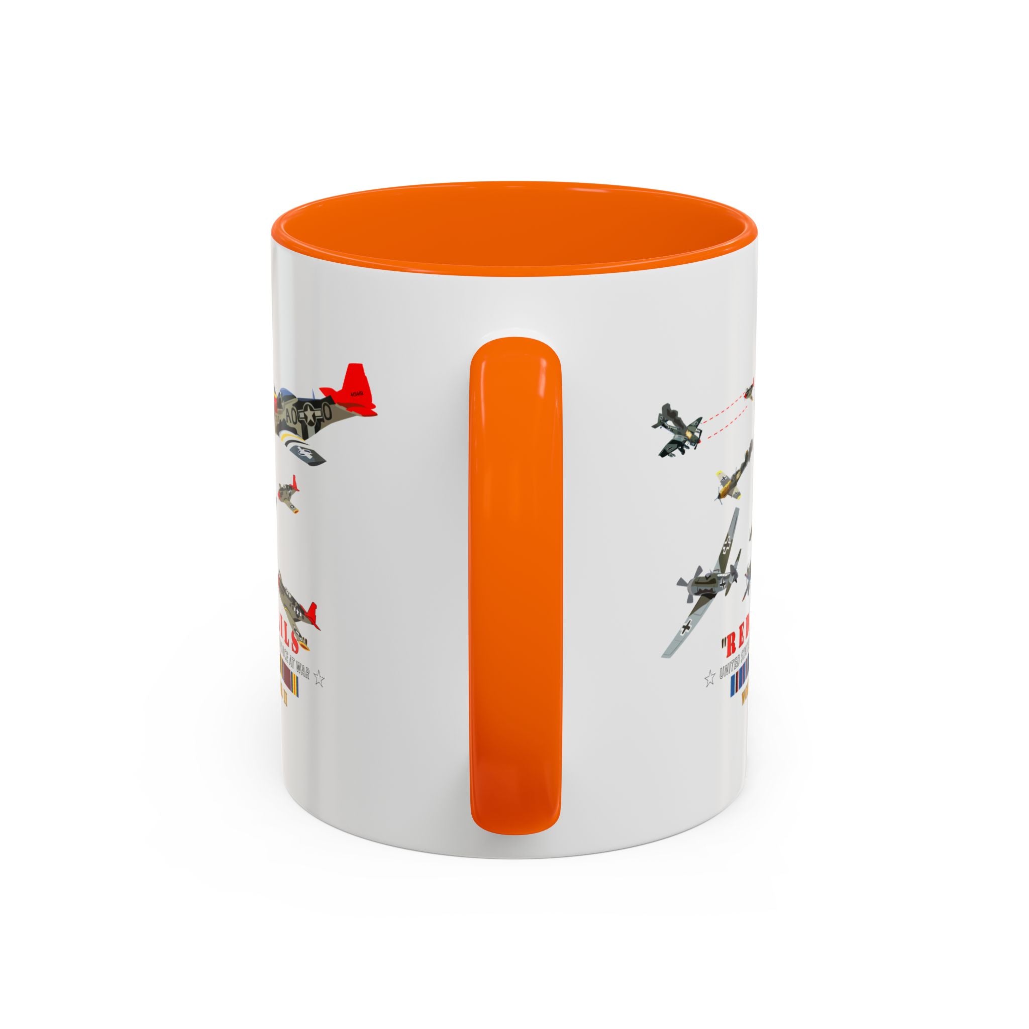 Accent Coffee Mug - Army - AAC - 332nd Fighter Group - Red Tails - At War