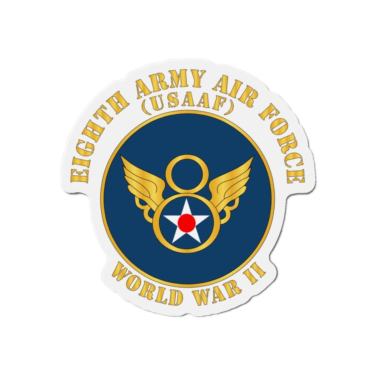 Die-Cut Magnets - AAC - 8th Air Force - WWII - USAAF x 300