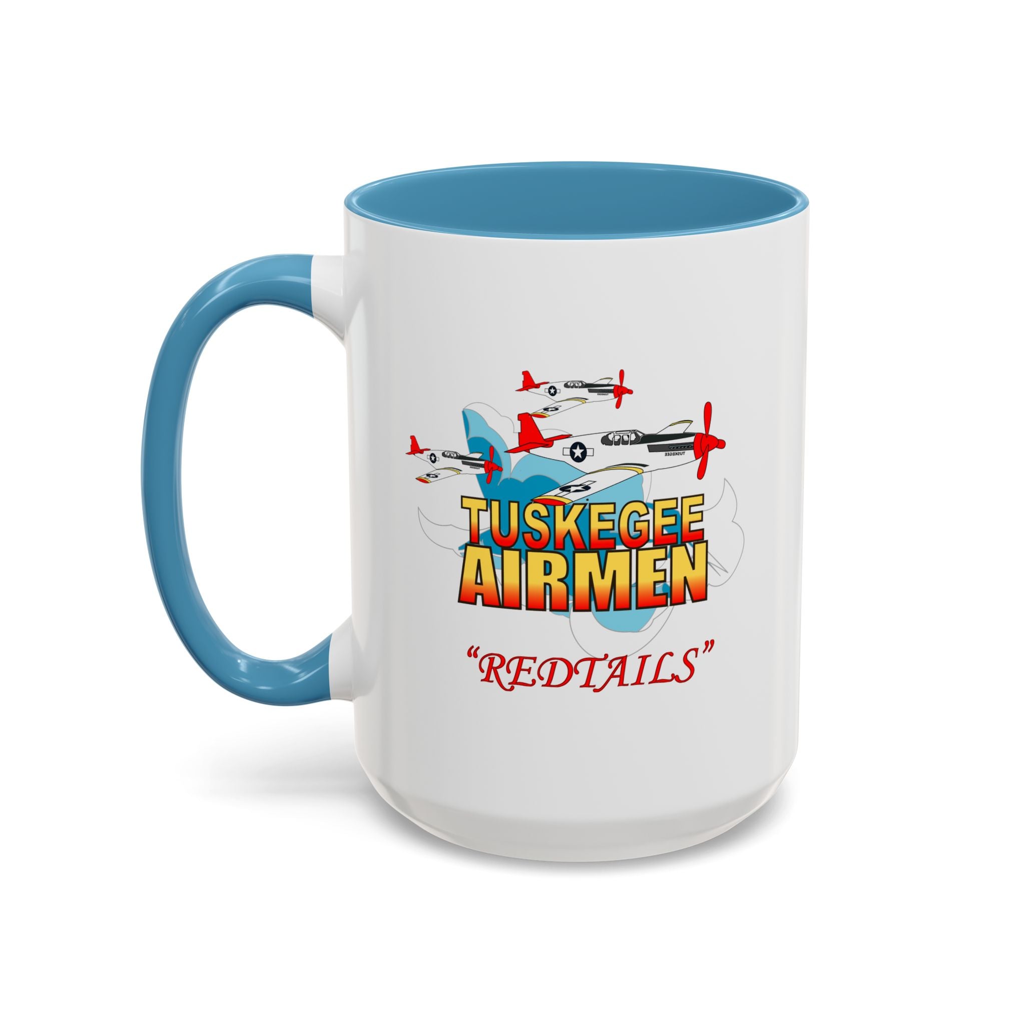 Accent Coffee Mug - Army Air Corp - Tuskegee Airmen - Redtails - 3AC - X 300