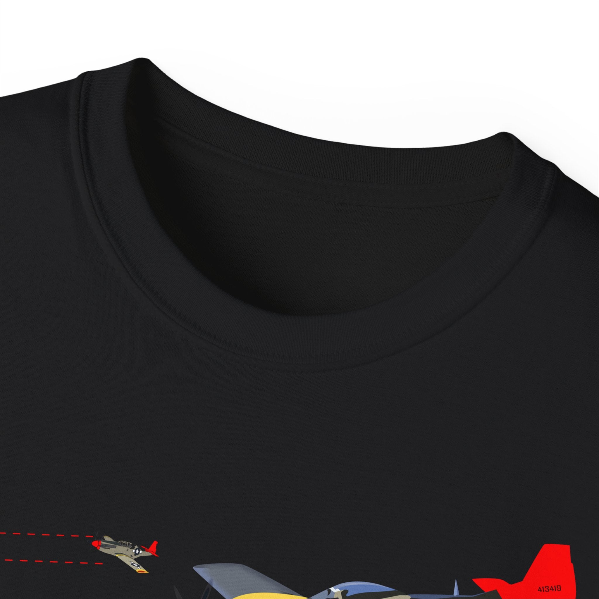 Unisex Ultra Cotton Tee - Army - AAC - 332nd Fighter Group - Red Tails - At War