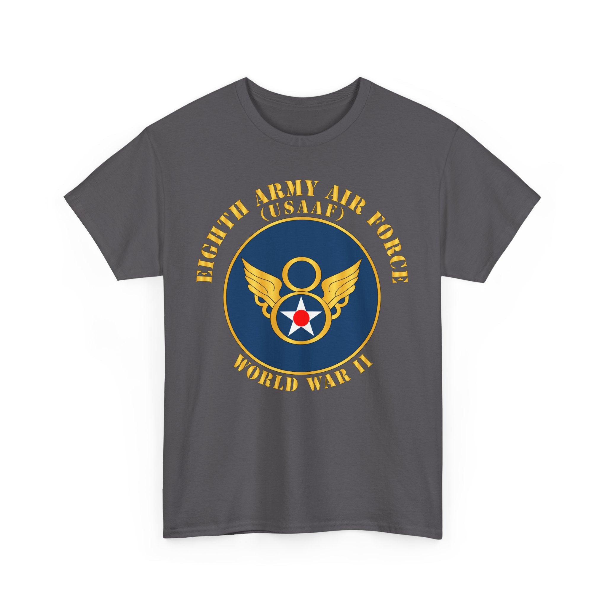 Unisex Heavy Cotton Tee - Eighth Air Force, Army Air Corps, WWII