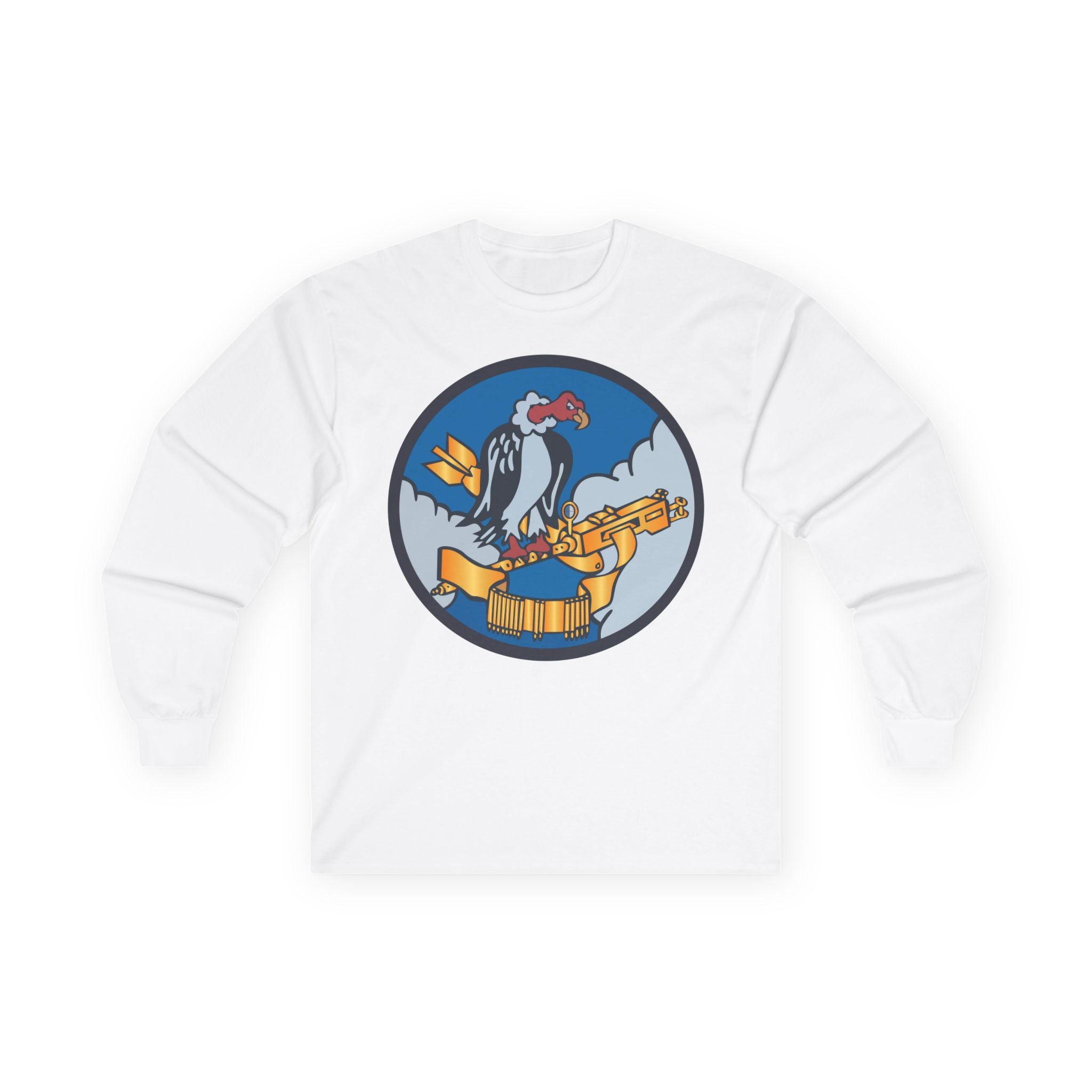 Unisex Long Sleeve Tee - AAC - 825th Bomb Squadron, 484th Bomb Group - 15th AAF wo txt X 300