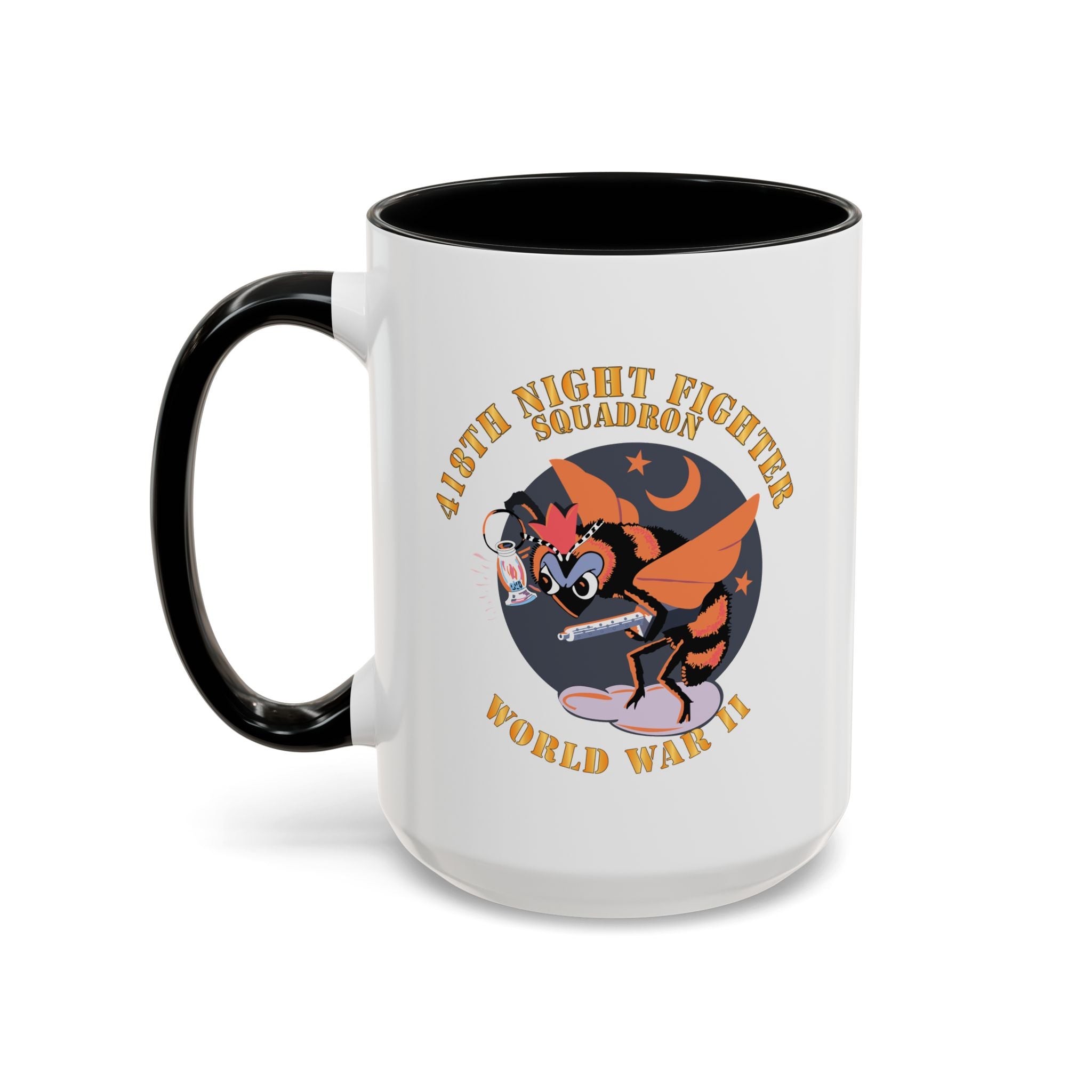 Accent Coffee Mug - AAC - 418th Night Fighter Squadron - WWII X 300