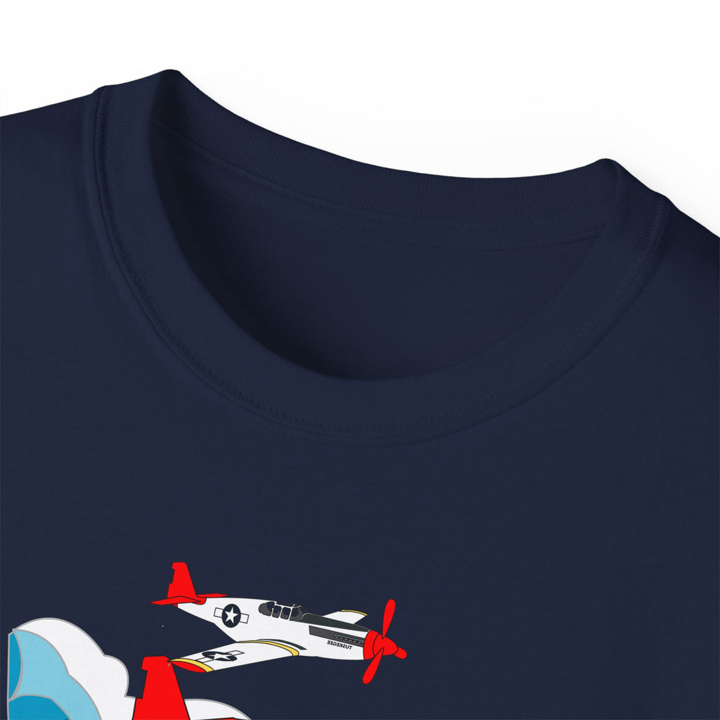 Unisex Ultra Cotton Tee - Army Air Corp - Tuskegee Airmen - Redtails - 3AC - X 300