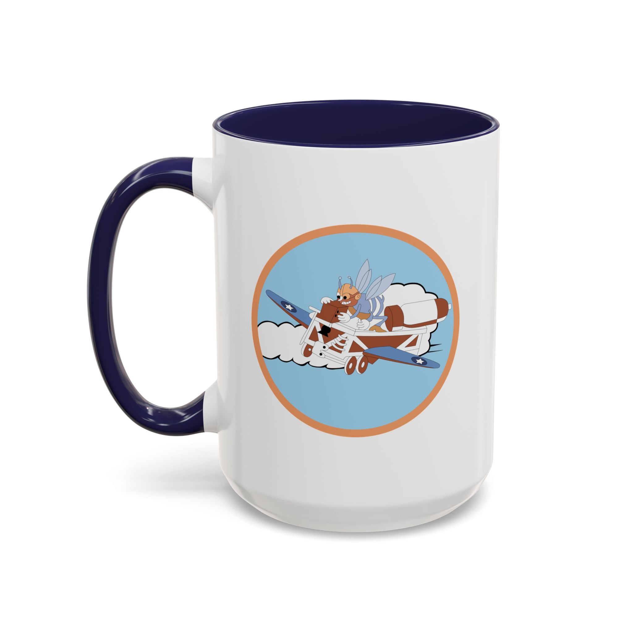 Accent Coffee Mug - AAC - 782nd Bomb Squadron, 465th Bomb Group - 15th AF wo Txt X 300